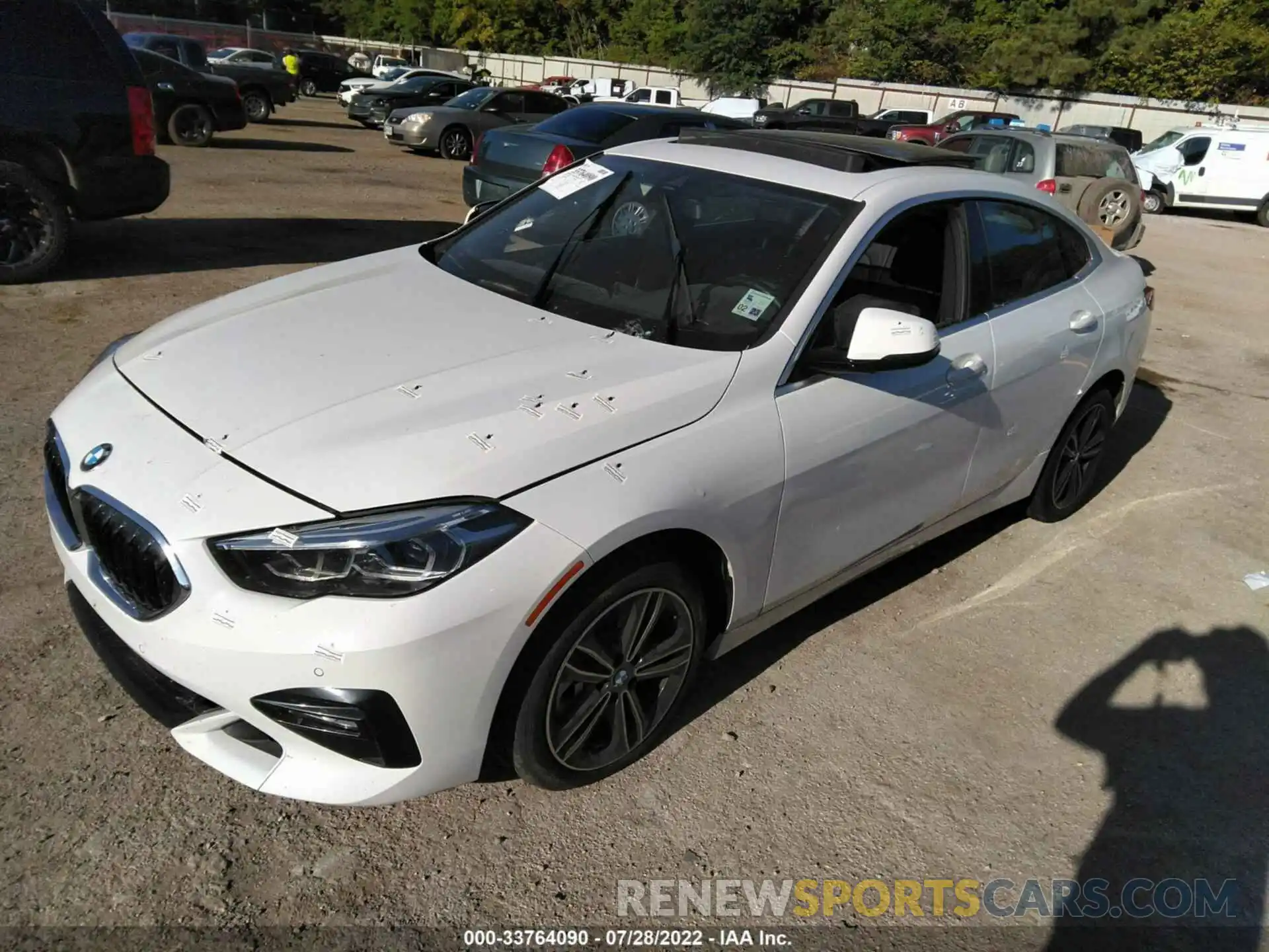 2 Photograph of a damaged car WBA73AK06M7H67891 BMW 2 SERIES 2021