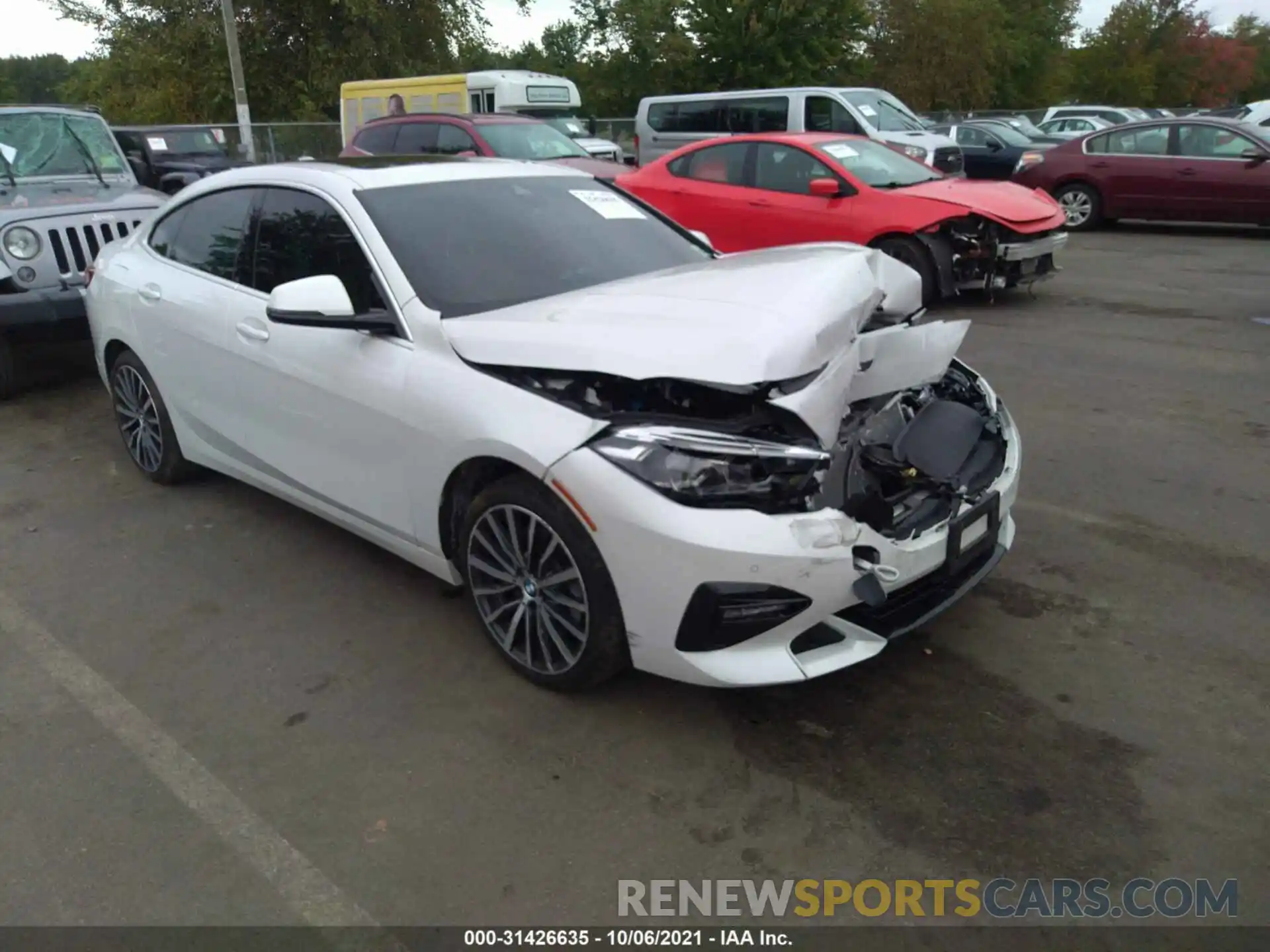 1 Photograph of a damaged car WBA73AK07M7G87564 BMW 2 SERIES 2021