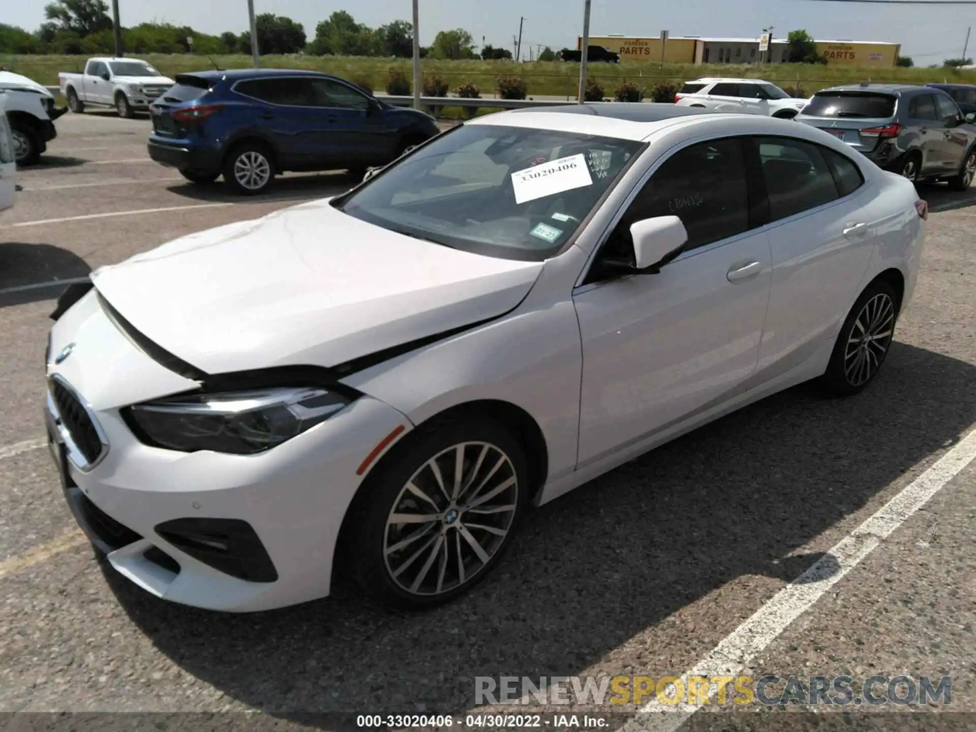 2 Photograph of a damaged car WBA73AK07M7H61193 BMW 2 SERIES 2021