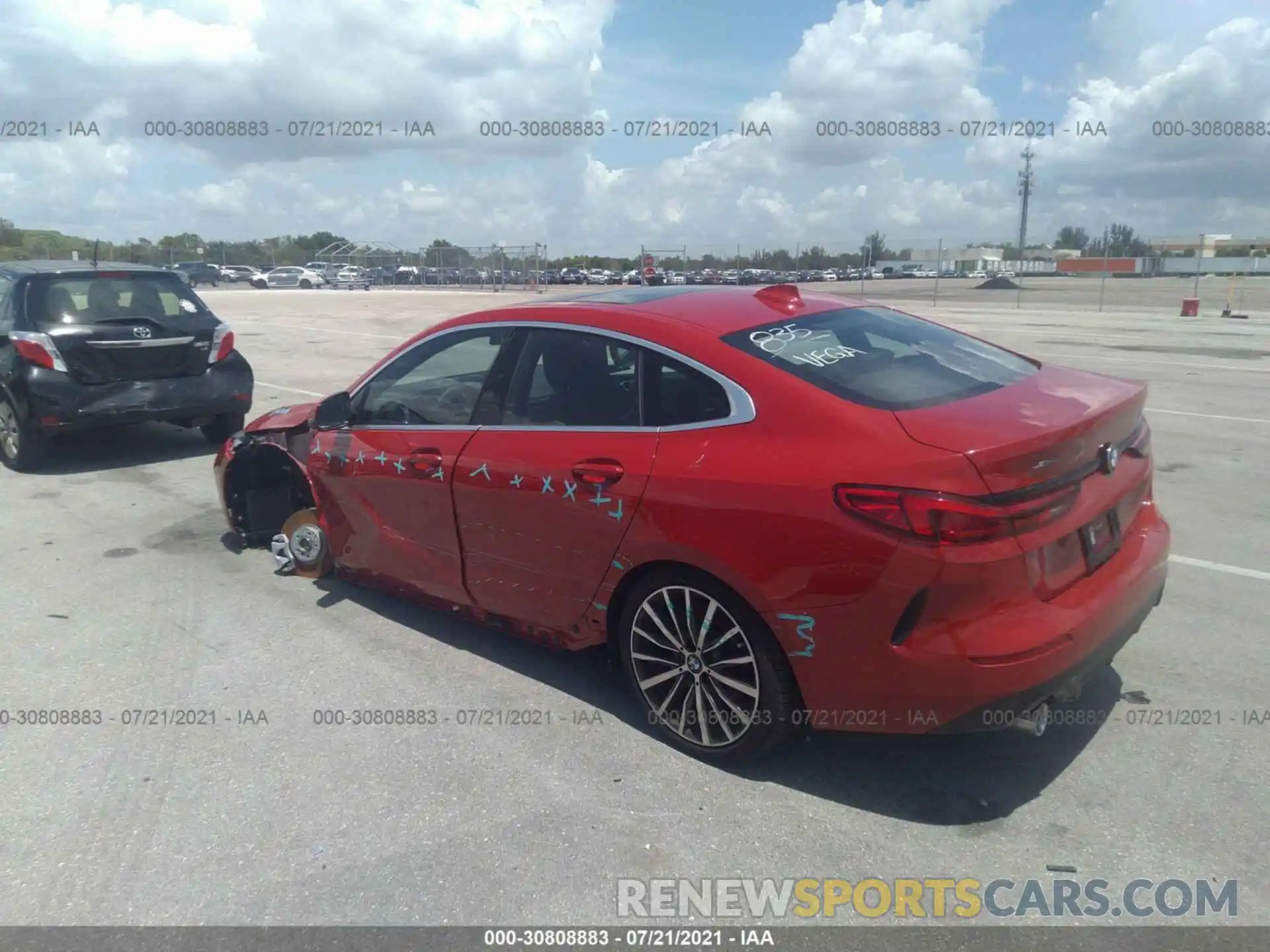 3 Photograph of a damaged car WBA73AK08M7G35358 BMW 2 SERIES 2021