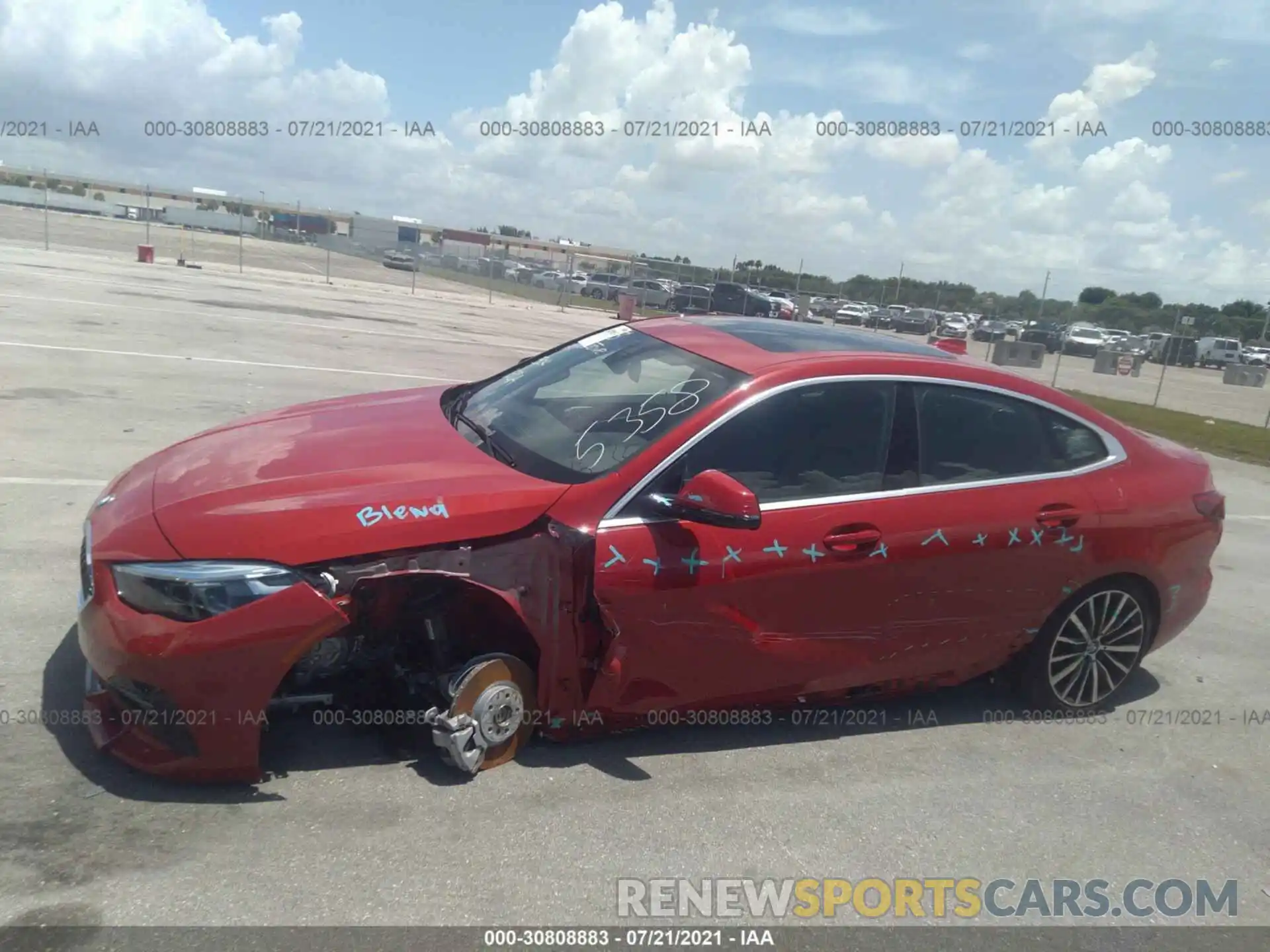 6 Photograph of a damaged car WBA73AK08M7G35358 BMW 2 SERIES 2021