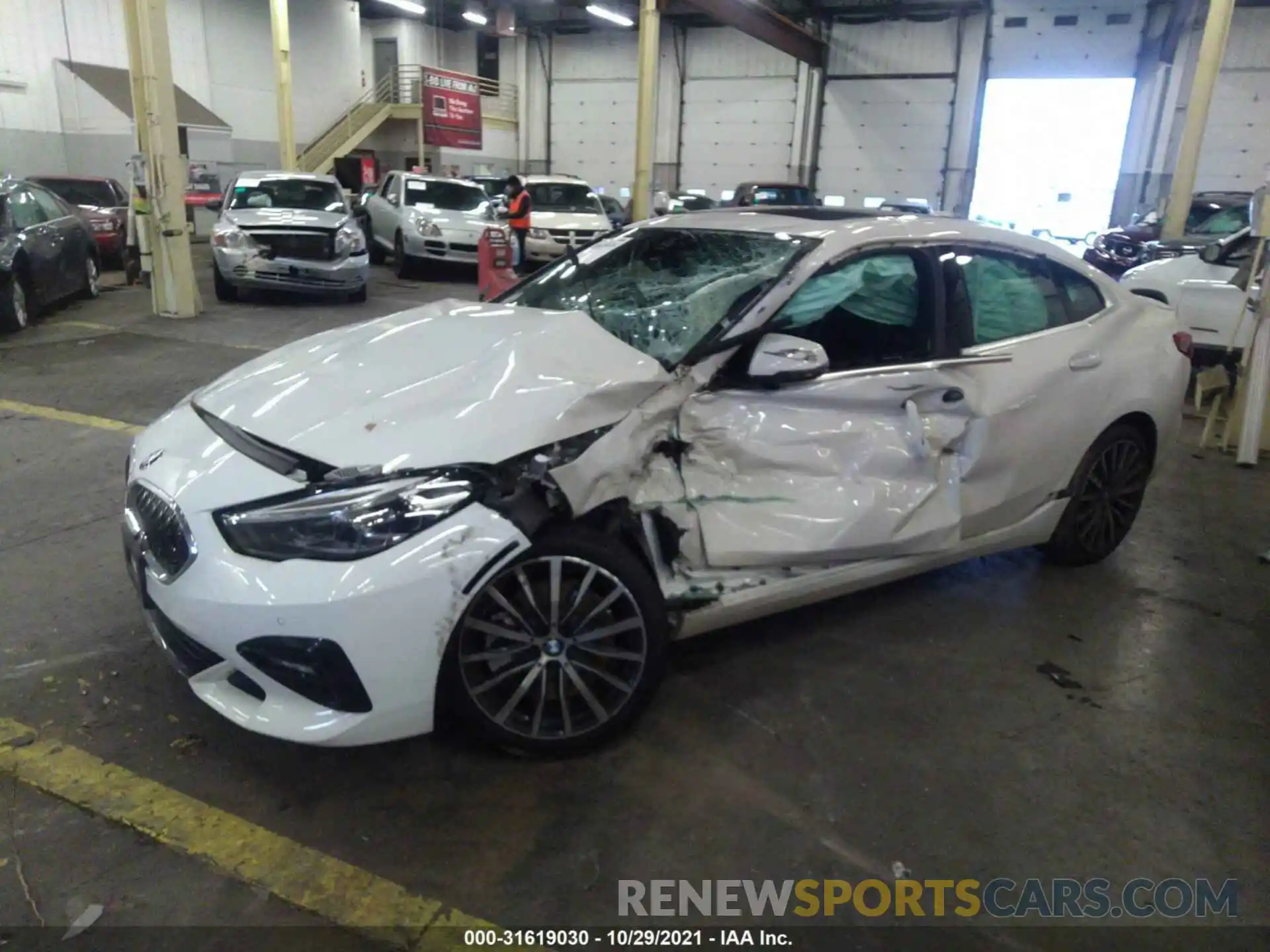 2 Photograph of a damaged car WBA73AK08M7G87654 BMW 2 SERIES 2021