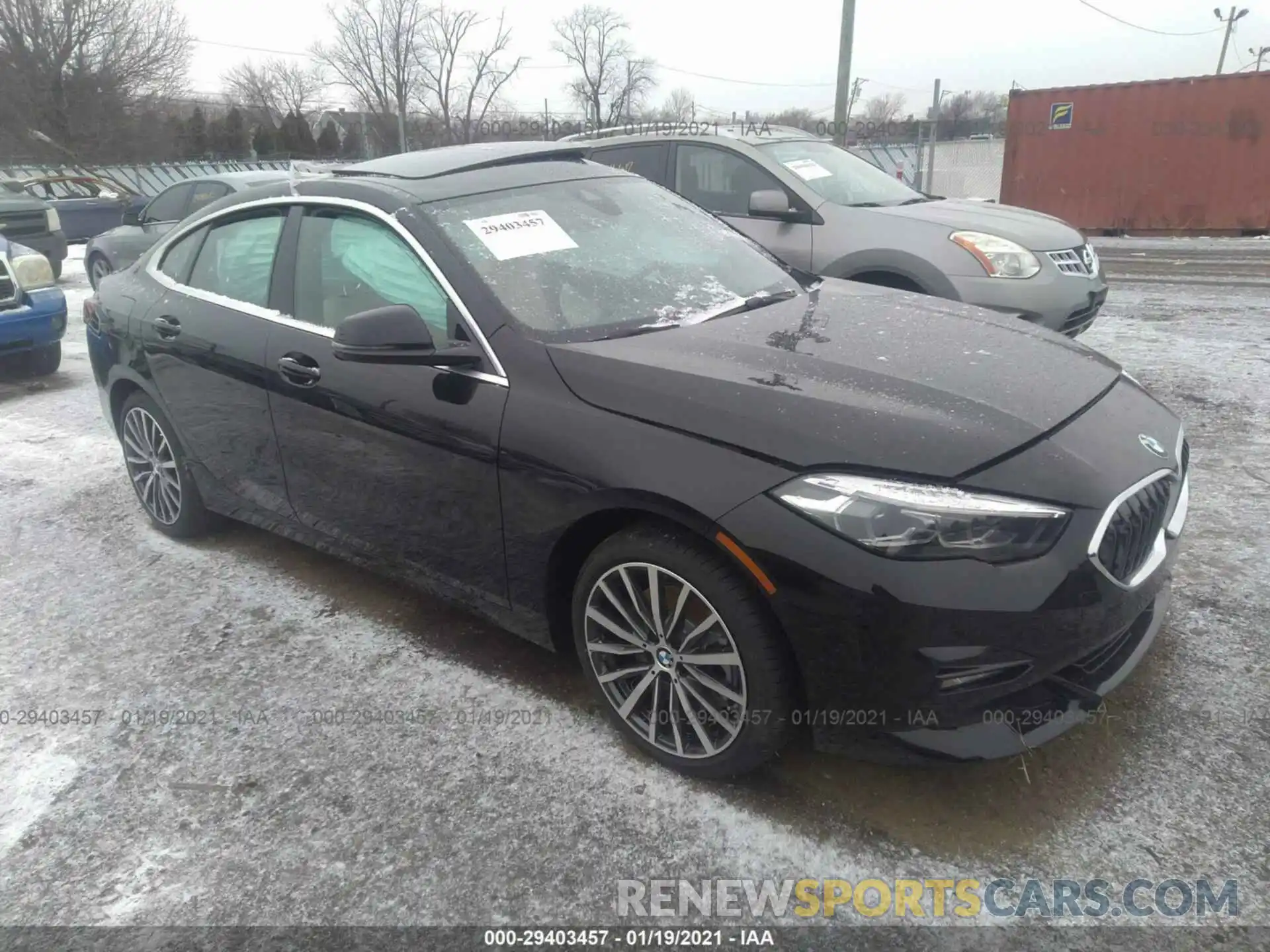 1 Photograph of a damaged car WBA73AK08M7H21110 BMW 2 SERIES 2021