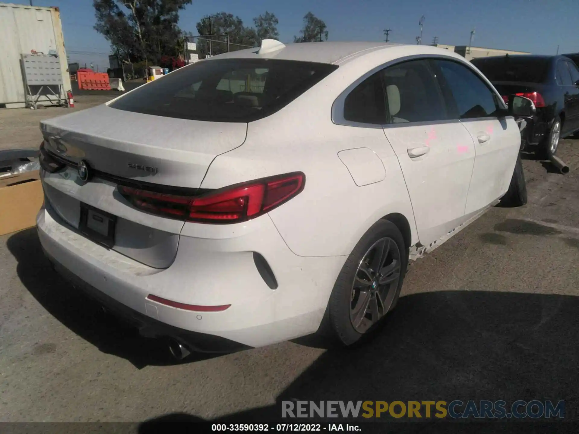 4 Photograph of a damaged car WBA73AK08M7H32592 BMW 2 SERIES 2021