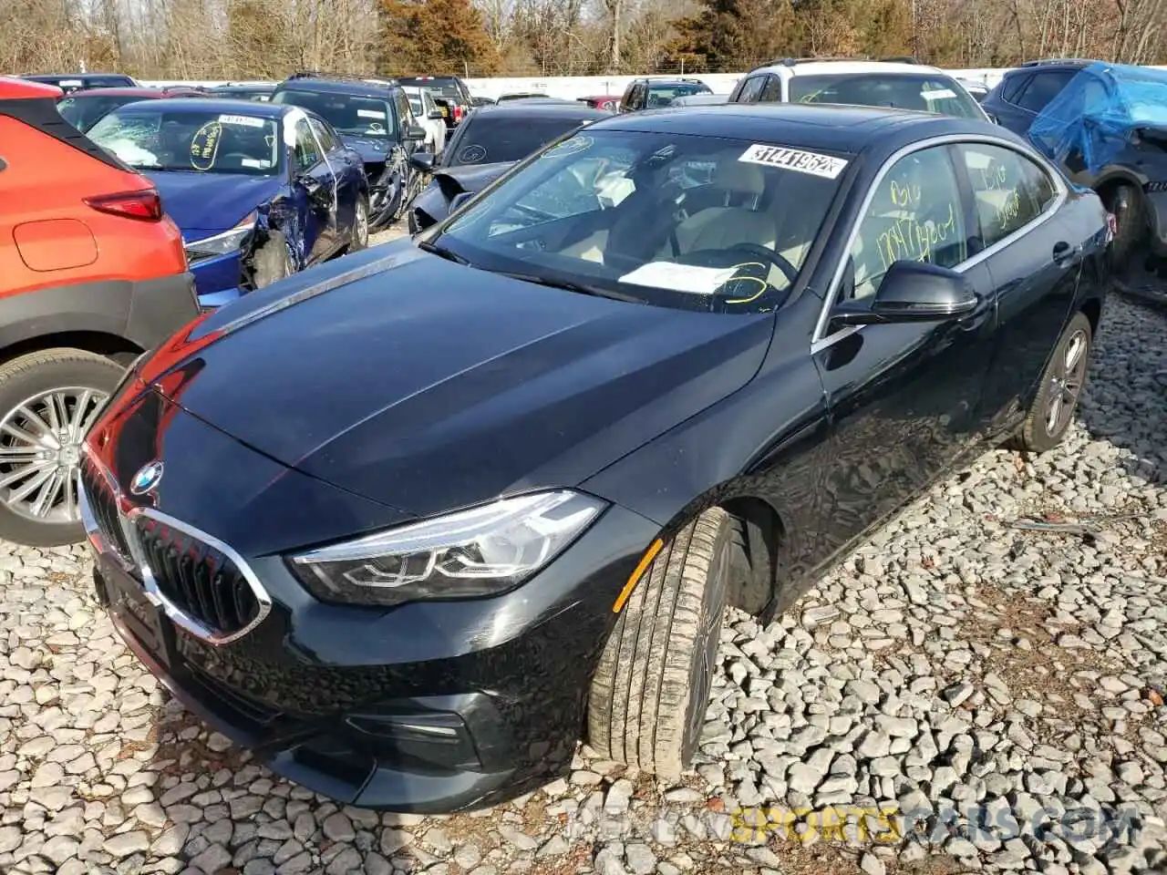 1 Photograph of a damaged car WBA73AK08M7J04142 BMW 2 SERIES 2021