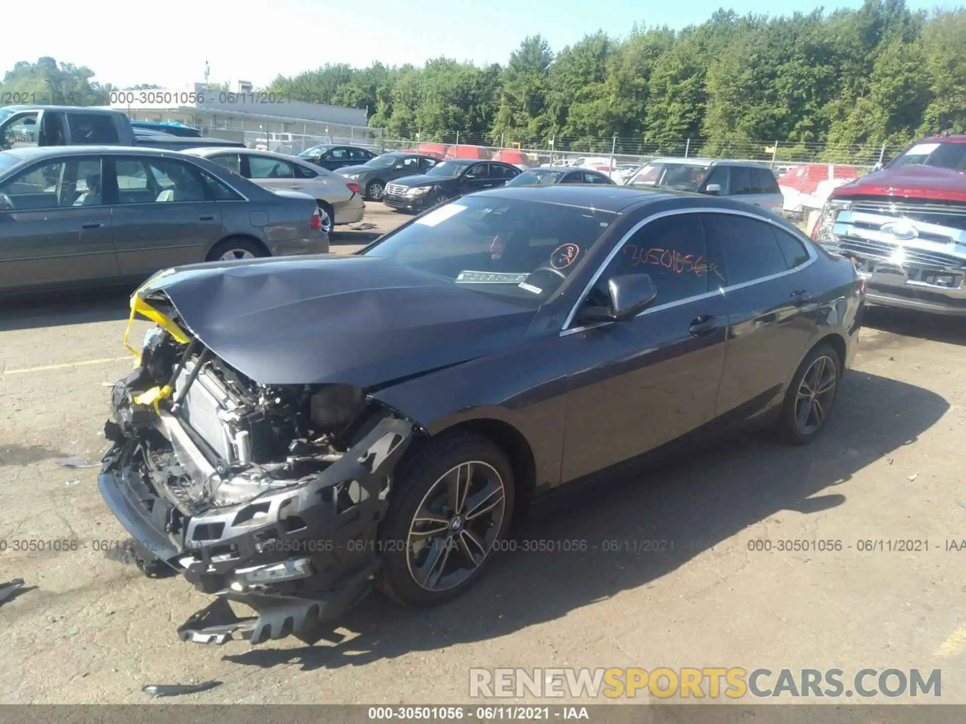 2 Photograph of a damaged car WBA73AK09M7G40780 BMW 2 SERIES 2021