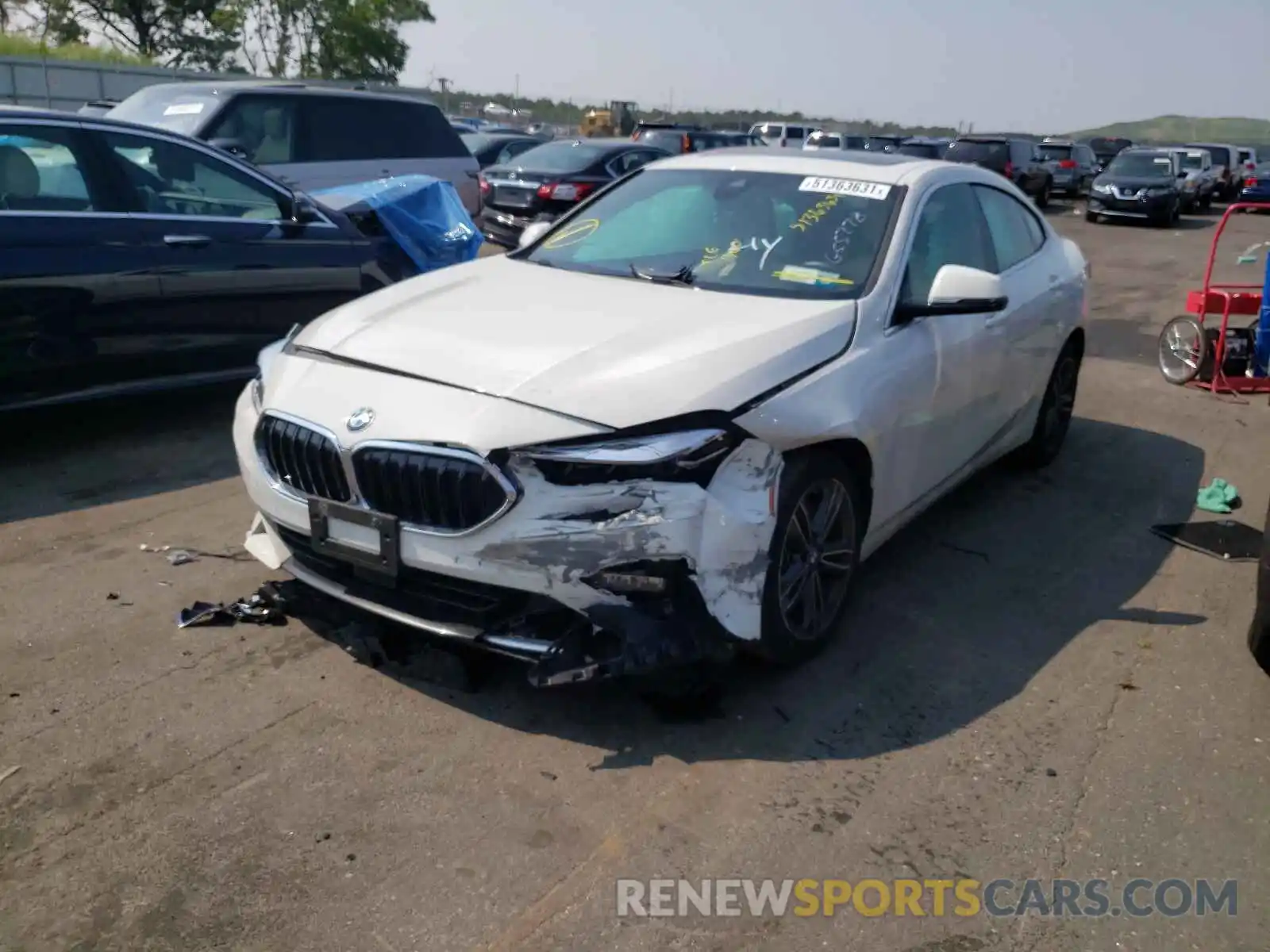 2 Photograph of a damaged car WBA73AK09M7G55778 BMW 2 SERIES 2021