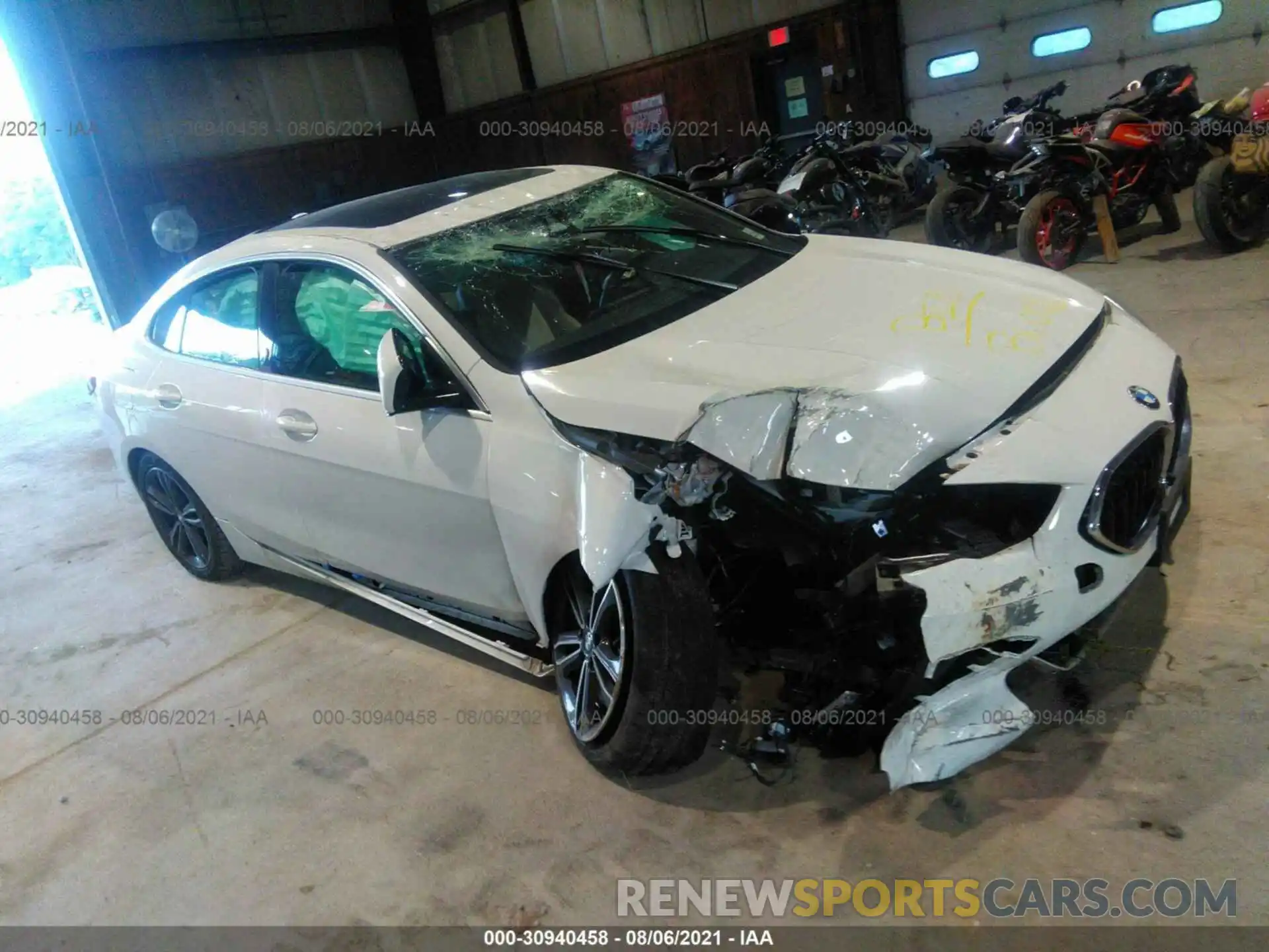 1 Photograph of a damaged car WBA73AK09M7H05563 BMW 2 SERIES 2021