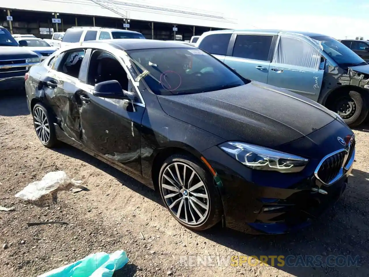 1 Photograph of a damaged car WBA73AK0XM7G49553 BMW 2 SERIES 2021