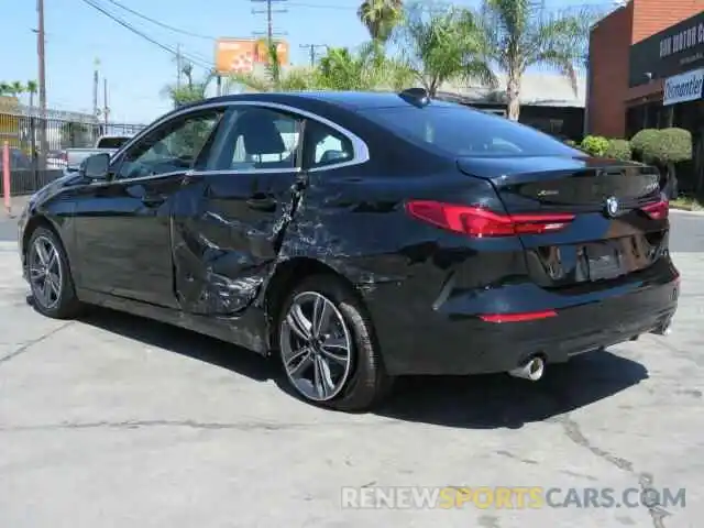 3 Photograph of a damaged car WBA73AK0XM7H60118 BMW 2 SERIES 2021