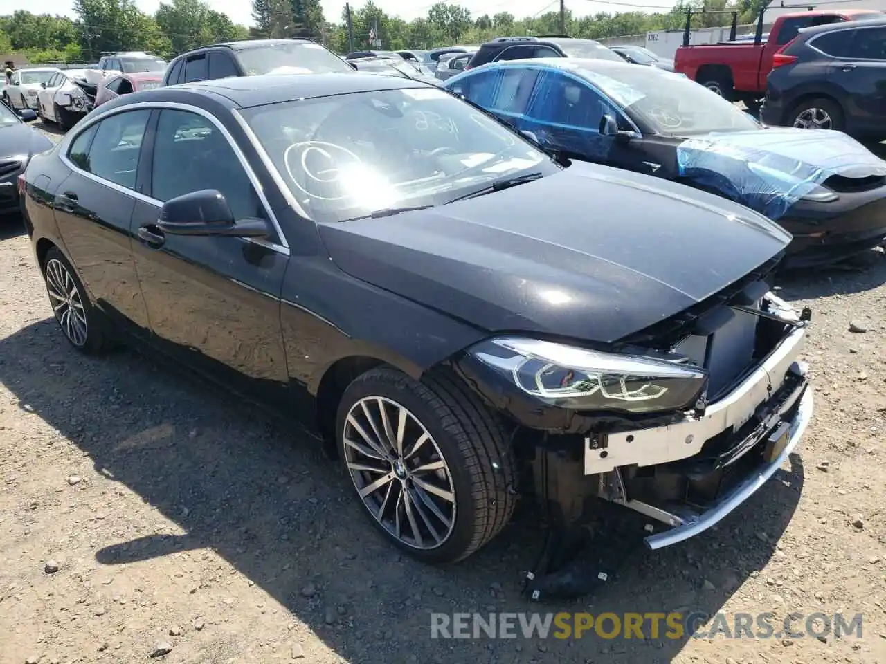 1 Photograph of a damaged car WBA73AK0XM7J28409 BMW 2 SERIES 2021