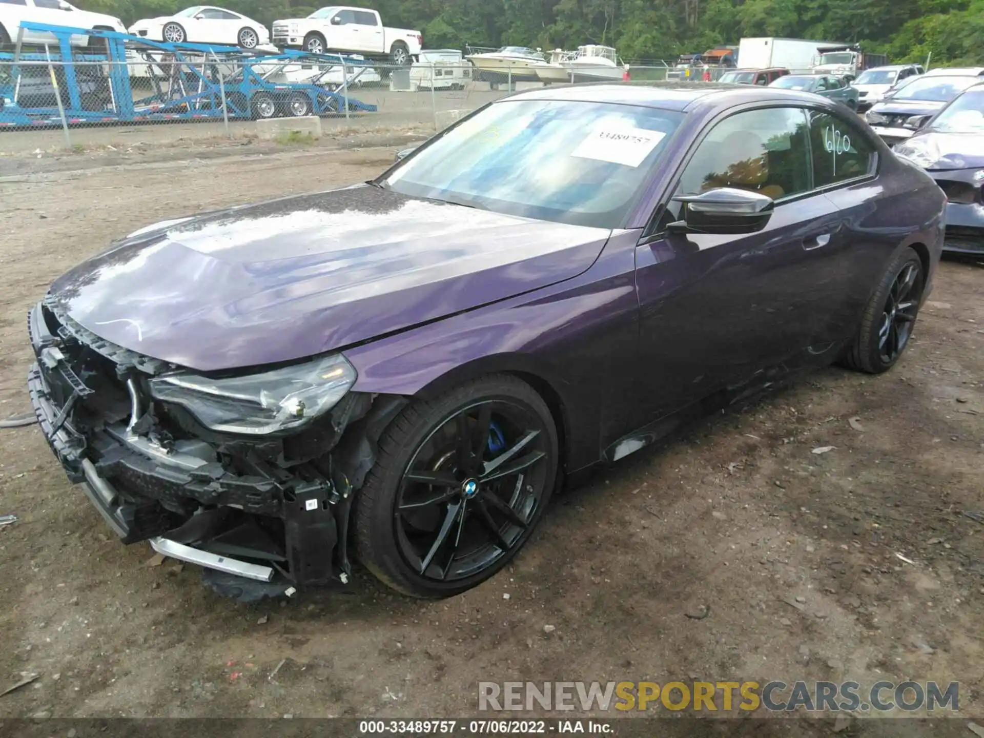 2 Photograph of a damaged car 3MW53CM00N8C37154 BMW 2 SERIES 2022