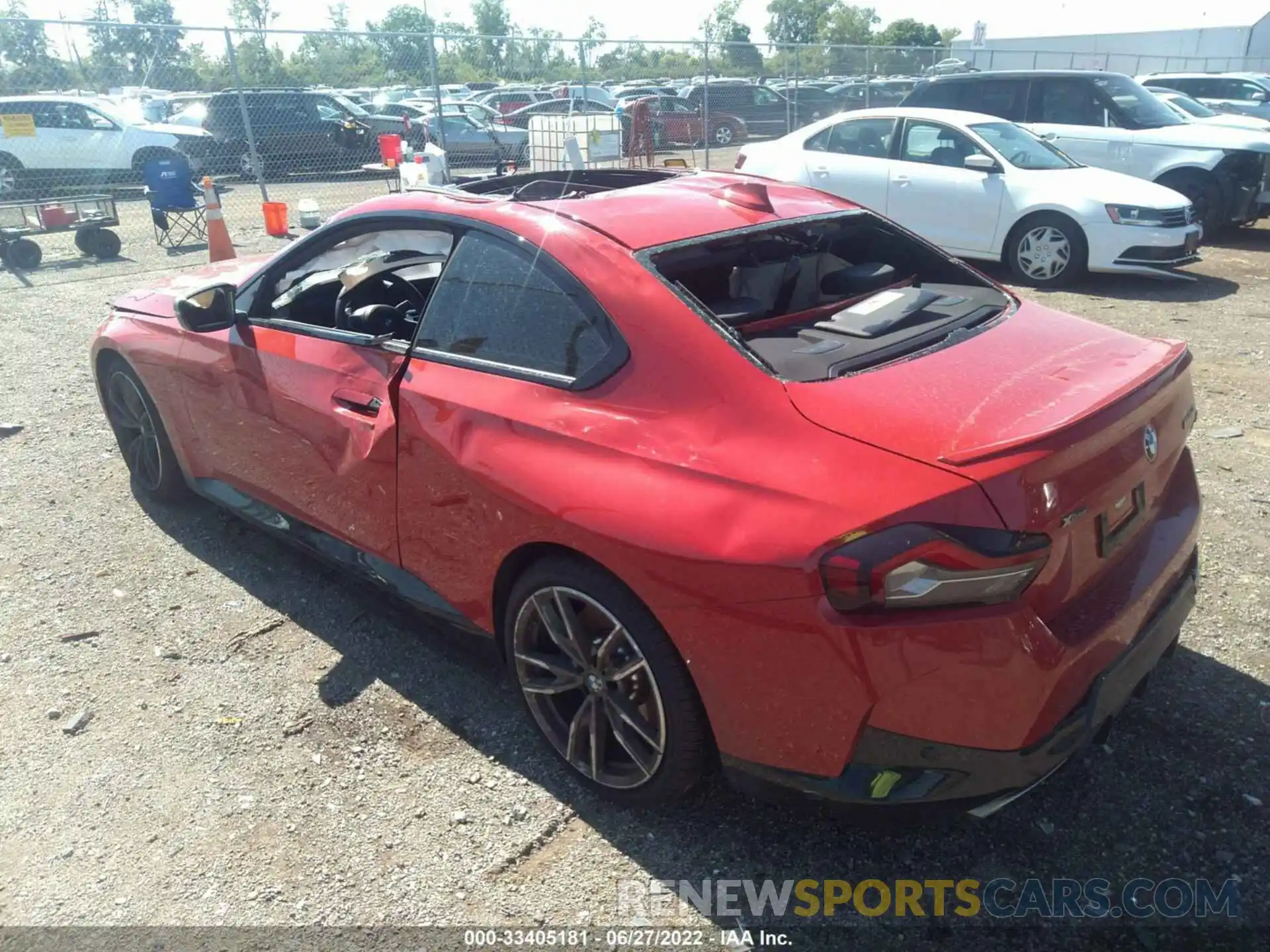 3 Photograph of a damaged car 3MW53CM03N8C36354 BMW 2 SERIES 2022