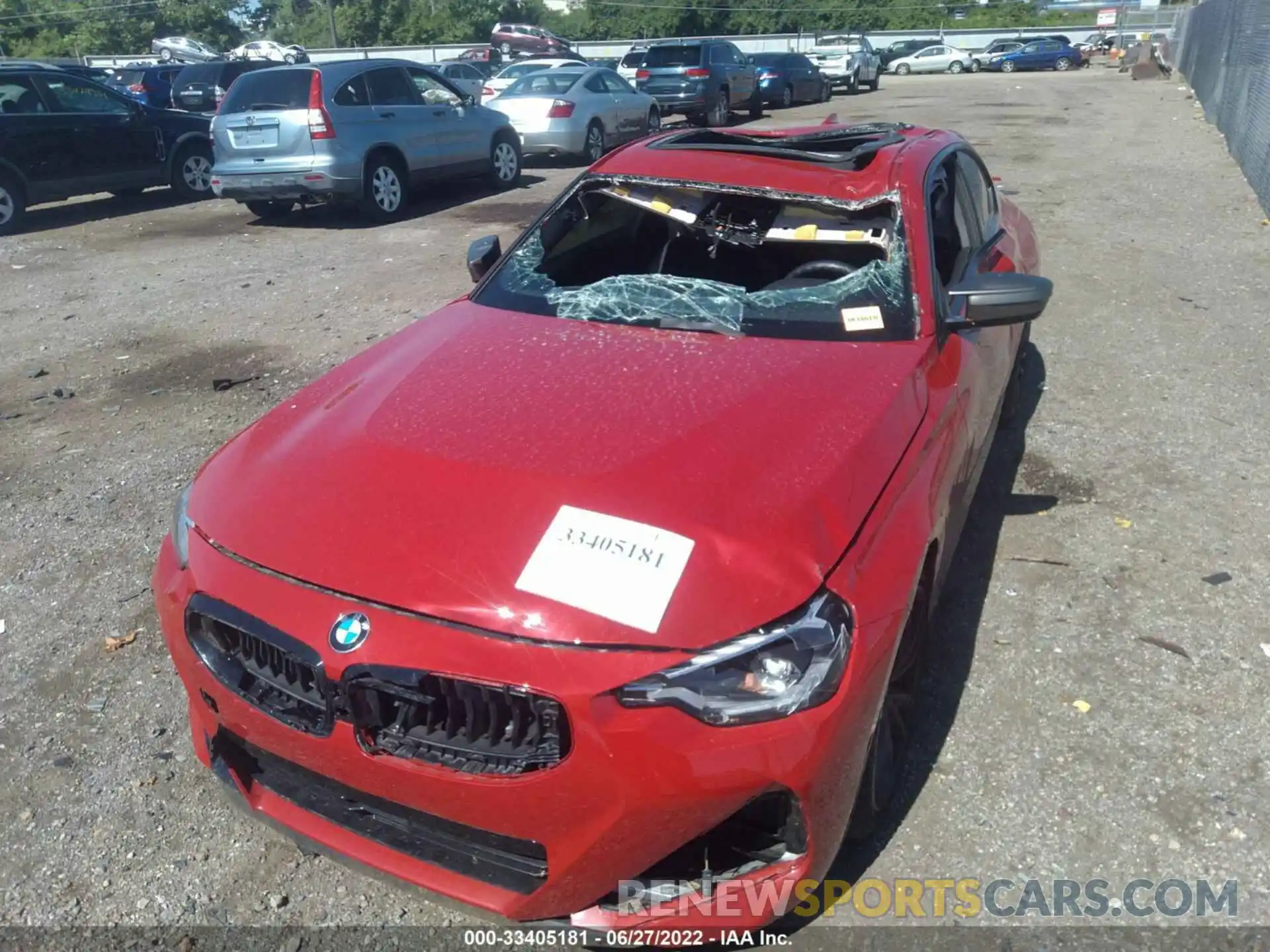 6 Photograph of a damaged car 3MW53CM03N8C36354 BMW 2 SERIES 2022