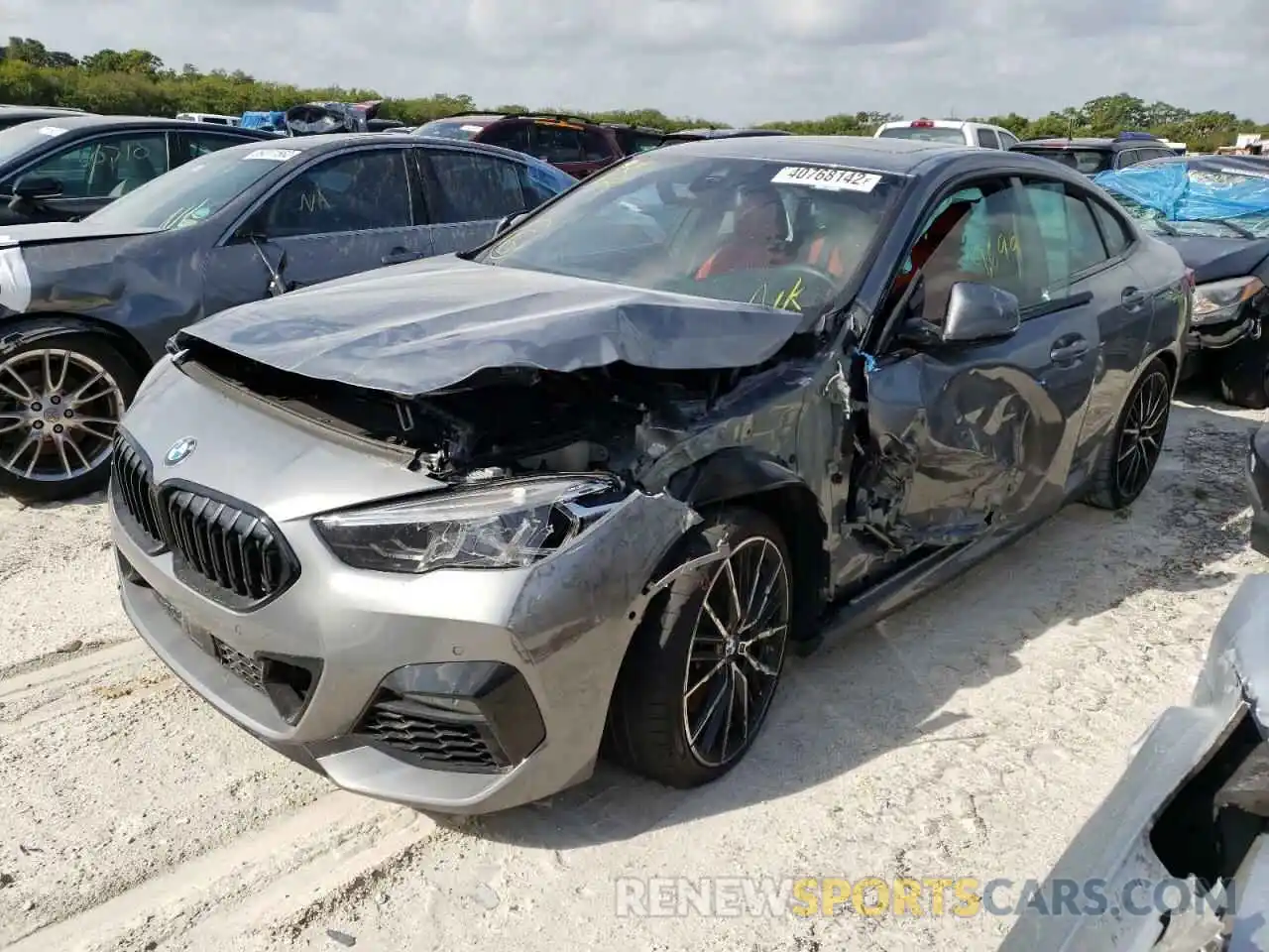 2 Photograph of a damaged car WBA53AK02N7K00633 BMW 2 SERIES 2022