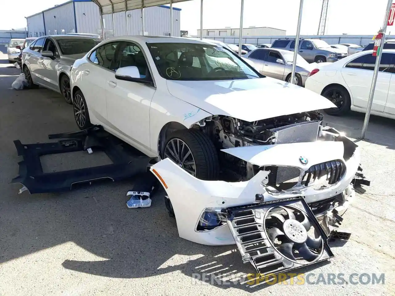 1 Photograph of a damaged car WBA53AK09N7K15632 BMW 2 SERIES 2022