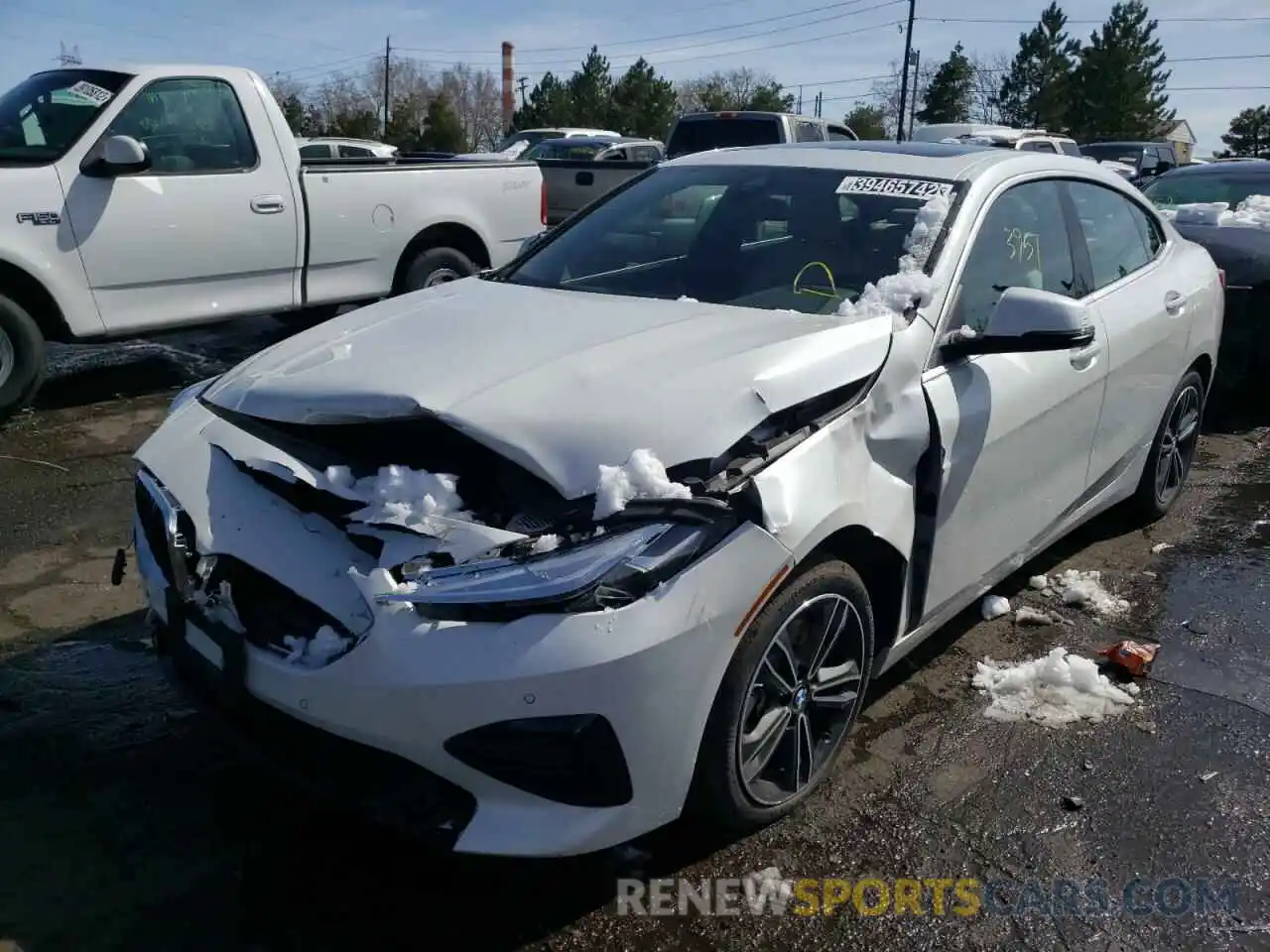 2 Photograph of a damaged car WBA73AK00N7K21294 BMW 2 SERIES 2022