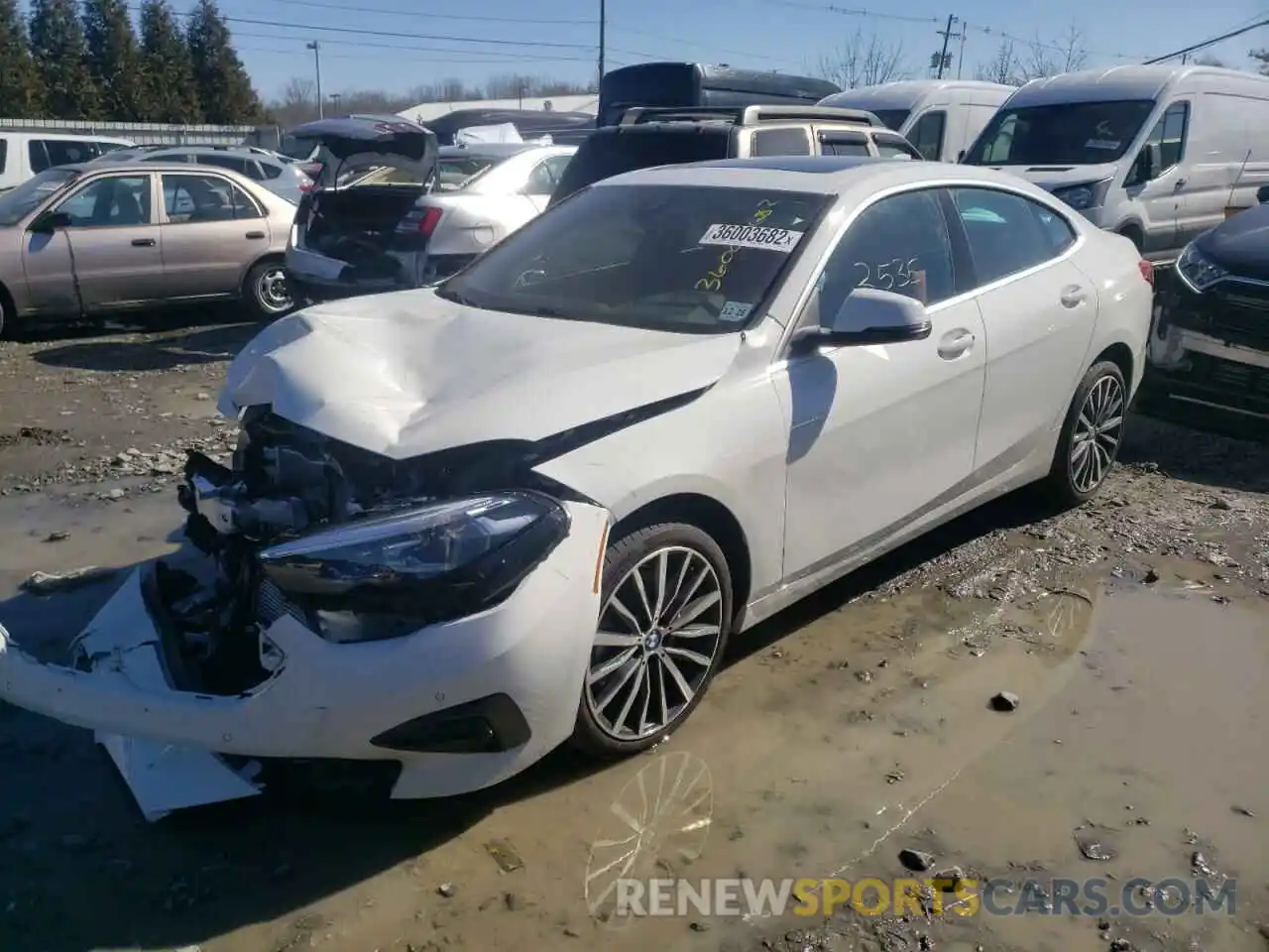 2 Photograph of a damaged car WBA73AK01N7K07744 BMW 2 SERIES 2022