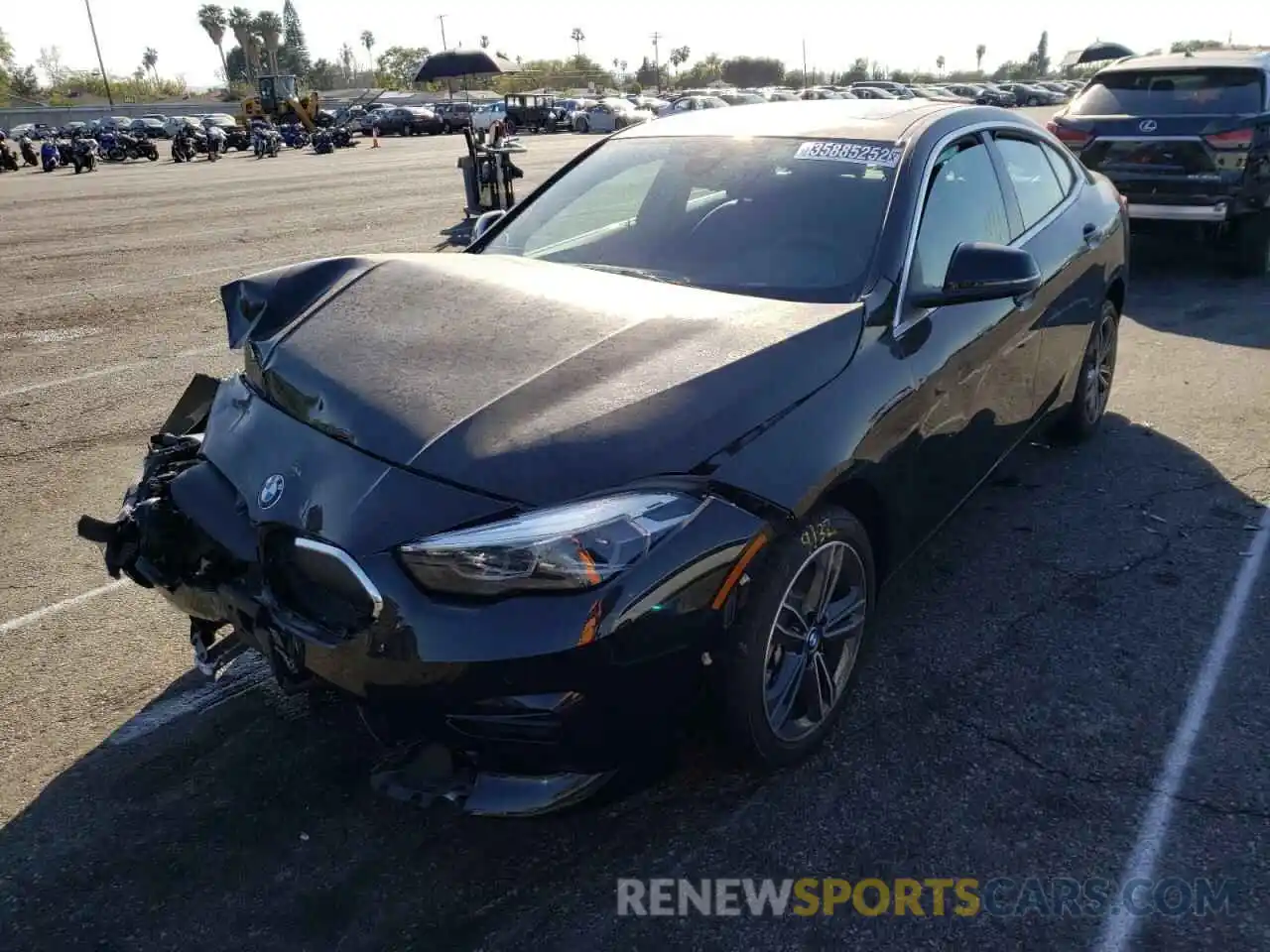 2 Photograph of a damaged car WBA73AK02N7K11043 BMW 2 SERIES 2022