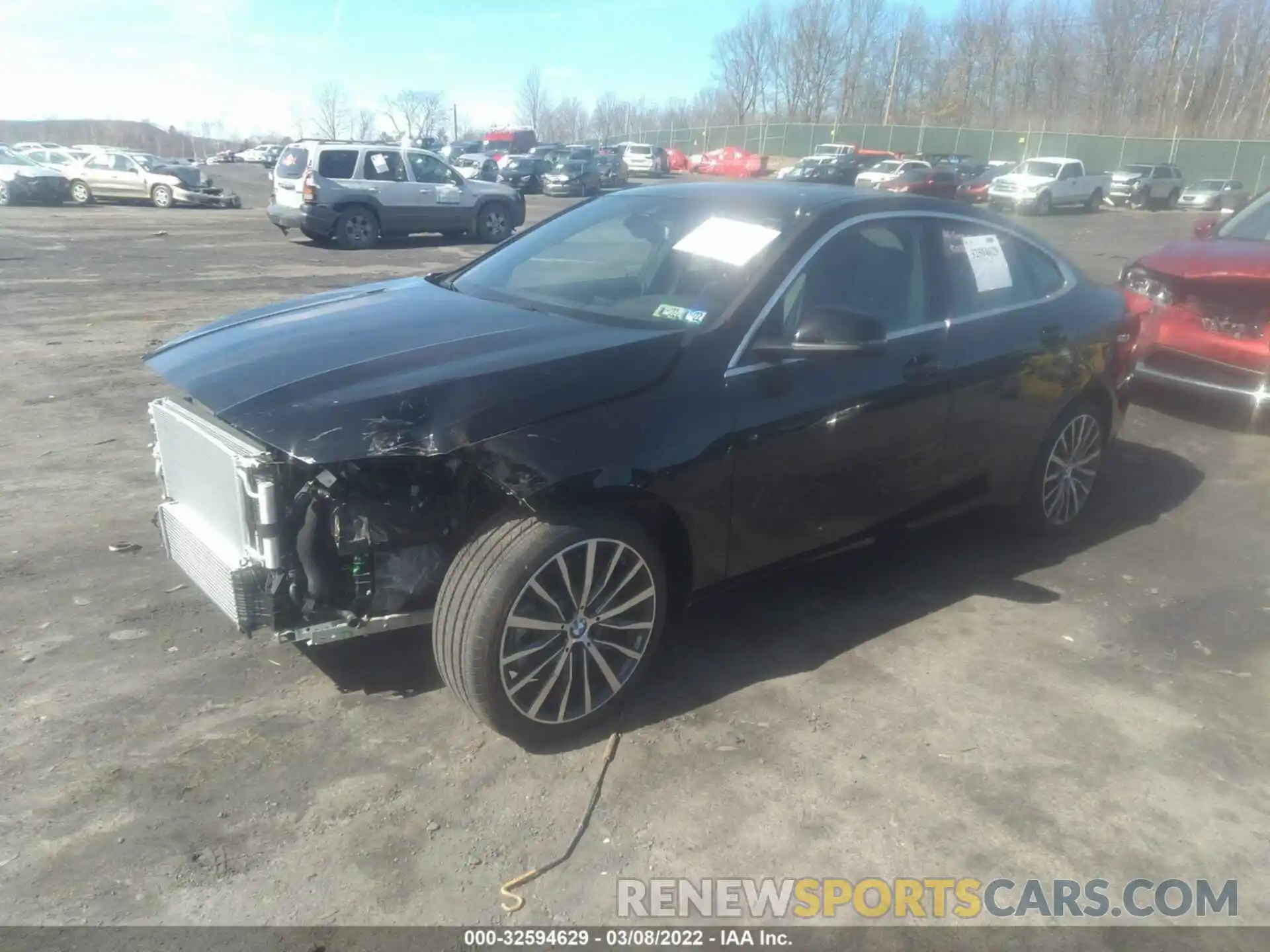 2 Photograph of a damaged car WBA73AK06N7J85952 BMW 2 SERIES 2022