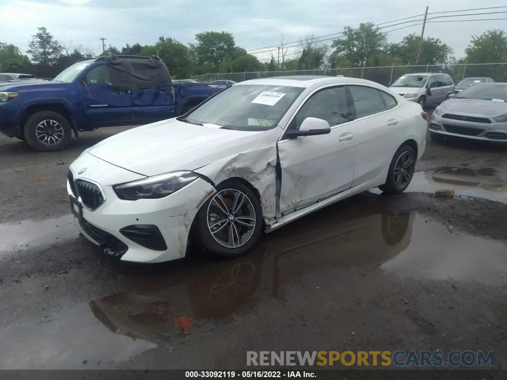 2 Photograph of a damaged car WBA73AK08N7K26968 BMW 2 SERIES 2022