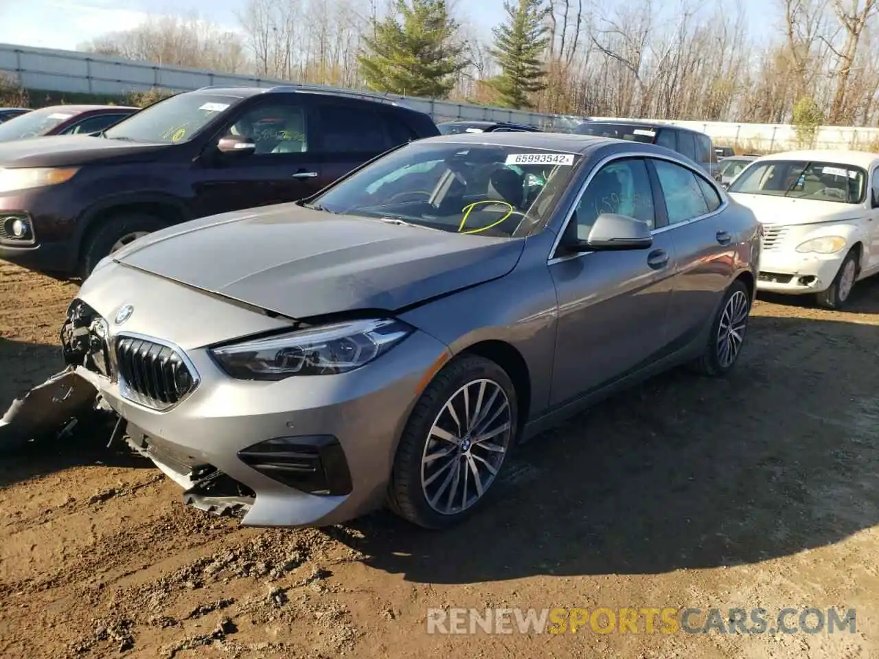 2 Photograph of a damaged car WBA73AK0XN7L10600 BMW 2 SERIES 2022