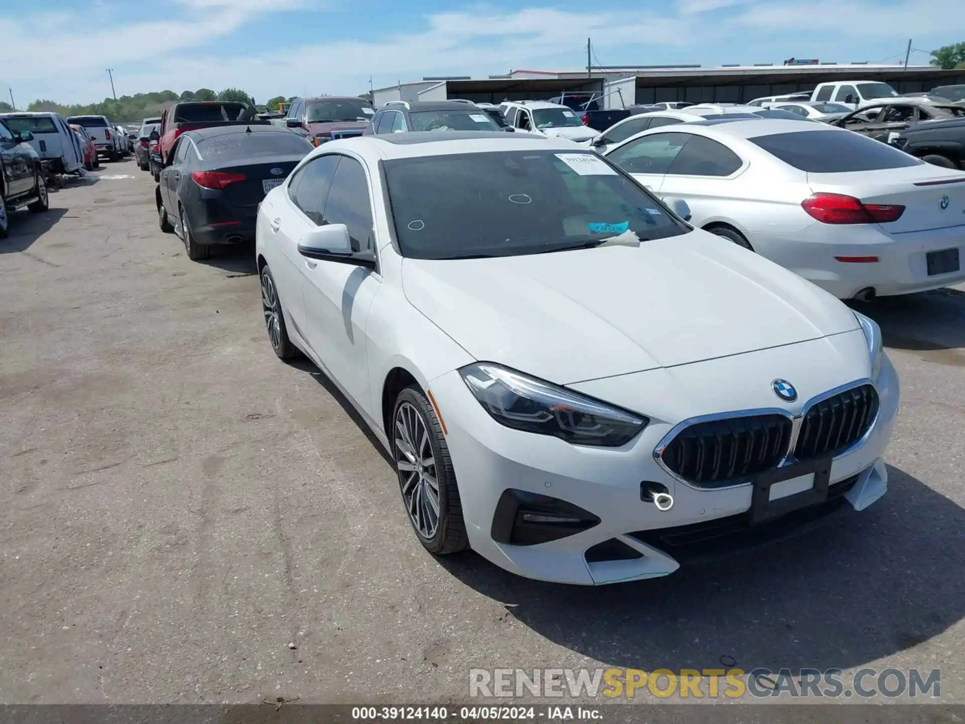 1 Photograph of a damaged car WBA73AK02M7H61005 BMW 228I GRAN COUPE 2021