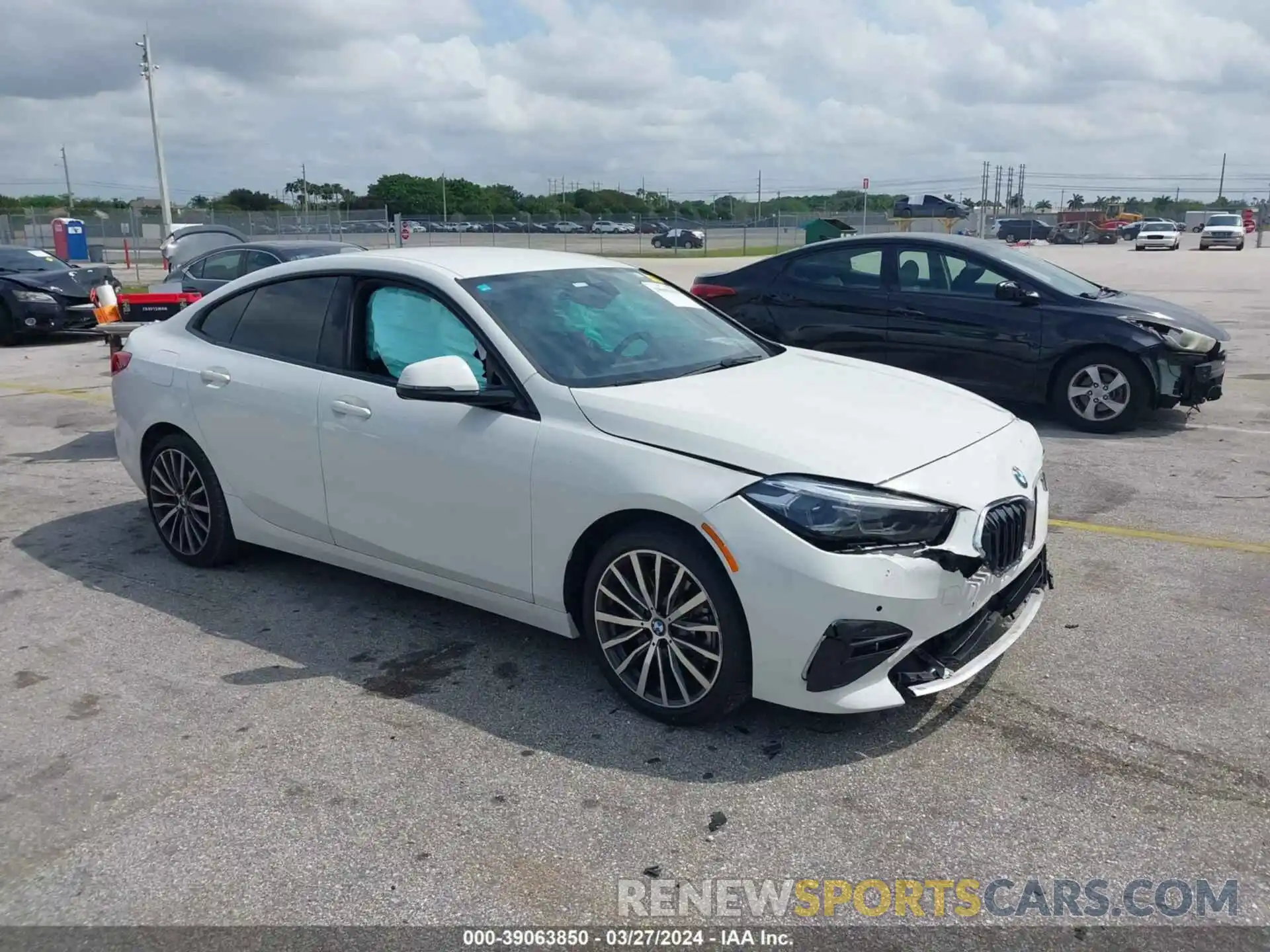 1 Photograph of a damaged car WBA73AK08M7H12441 BMW 228I GRAN COUPE 2021