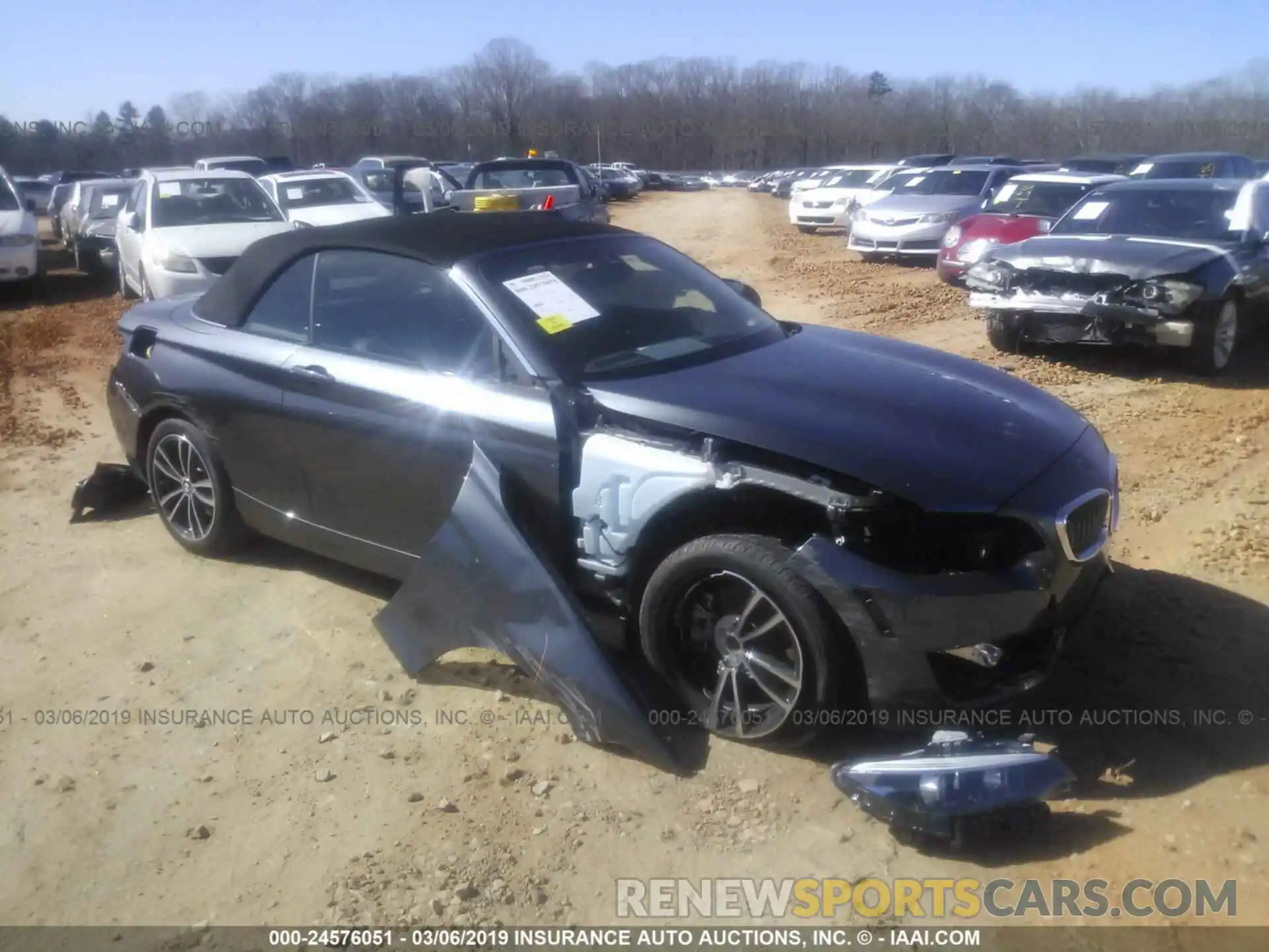 1 Photograph of a damaged car WBA2M7C58KVD52049 BMW 230I 2019