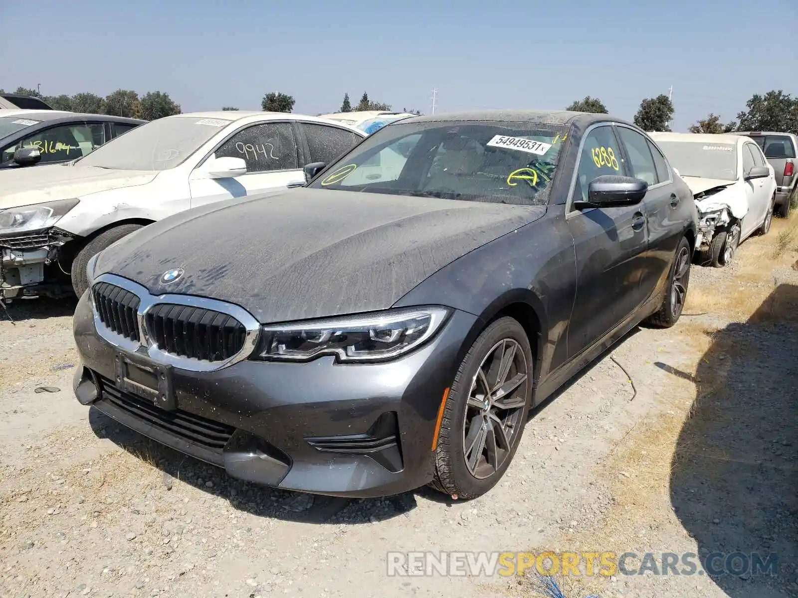 2 Photograph of a damaged car 3MW5R1J50K8B03047 BMW 3 SERIES 2019