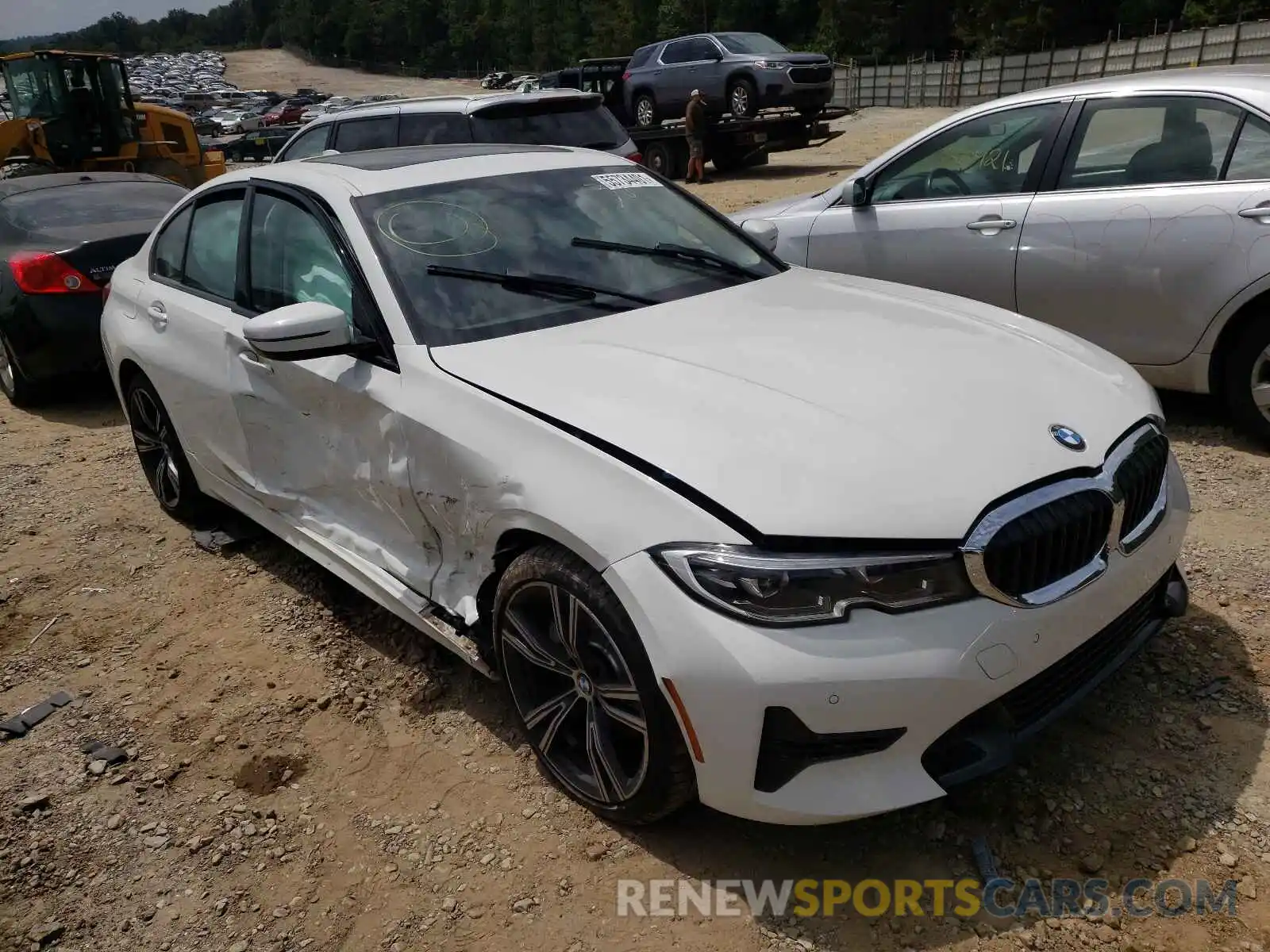 1 Photograph of a damaged car 3MW5R1J51K8A03667 BMW 3 SERIES 2019