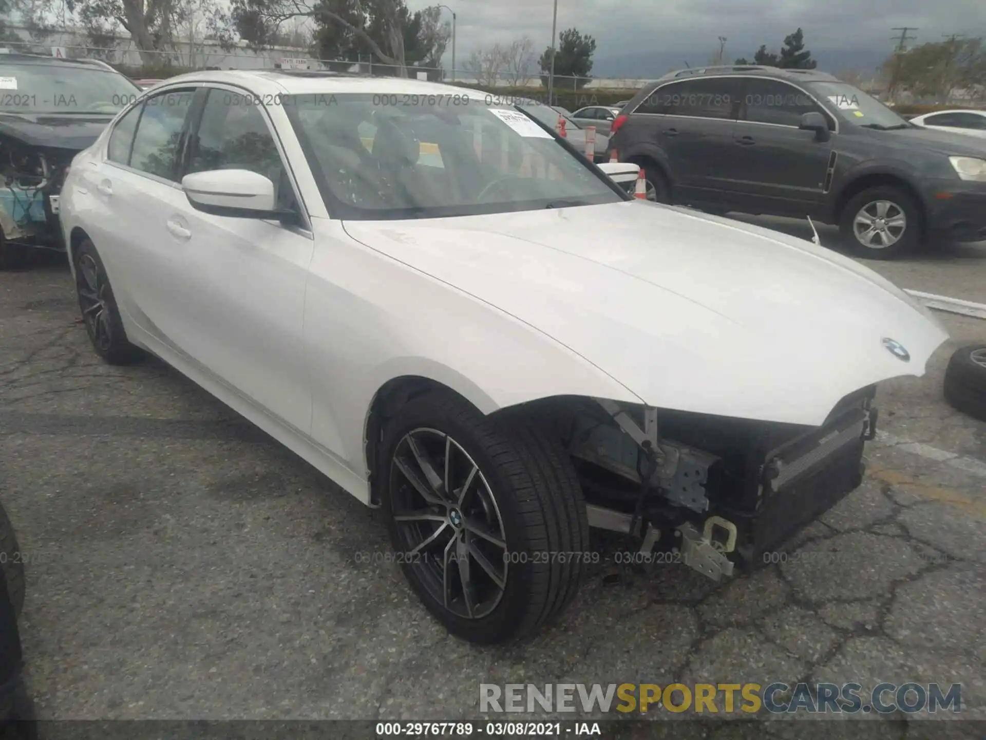 1 Photograph of a damaged car 3MW5R1J51K8A05676 BMW 3 SERIES 2019