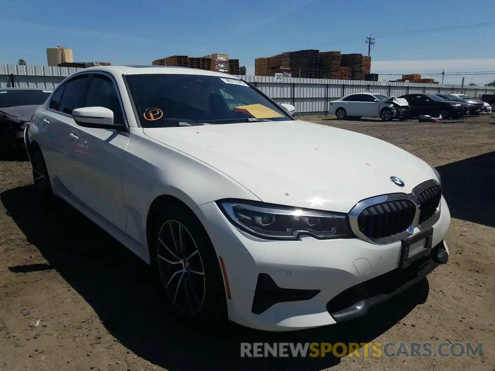 1 Photograph of a damaged car 3MW5R1J51K8B01064 BMW 3 SERIES 2019