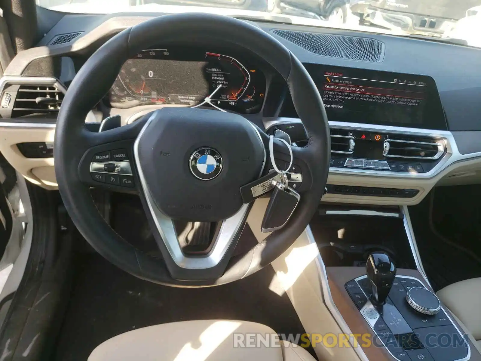 9 Фотография поврежденного автомобиля 3MW5R1J51K8B01162 BMW 3 SERIES 2019