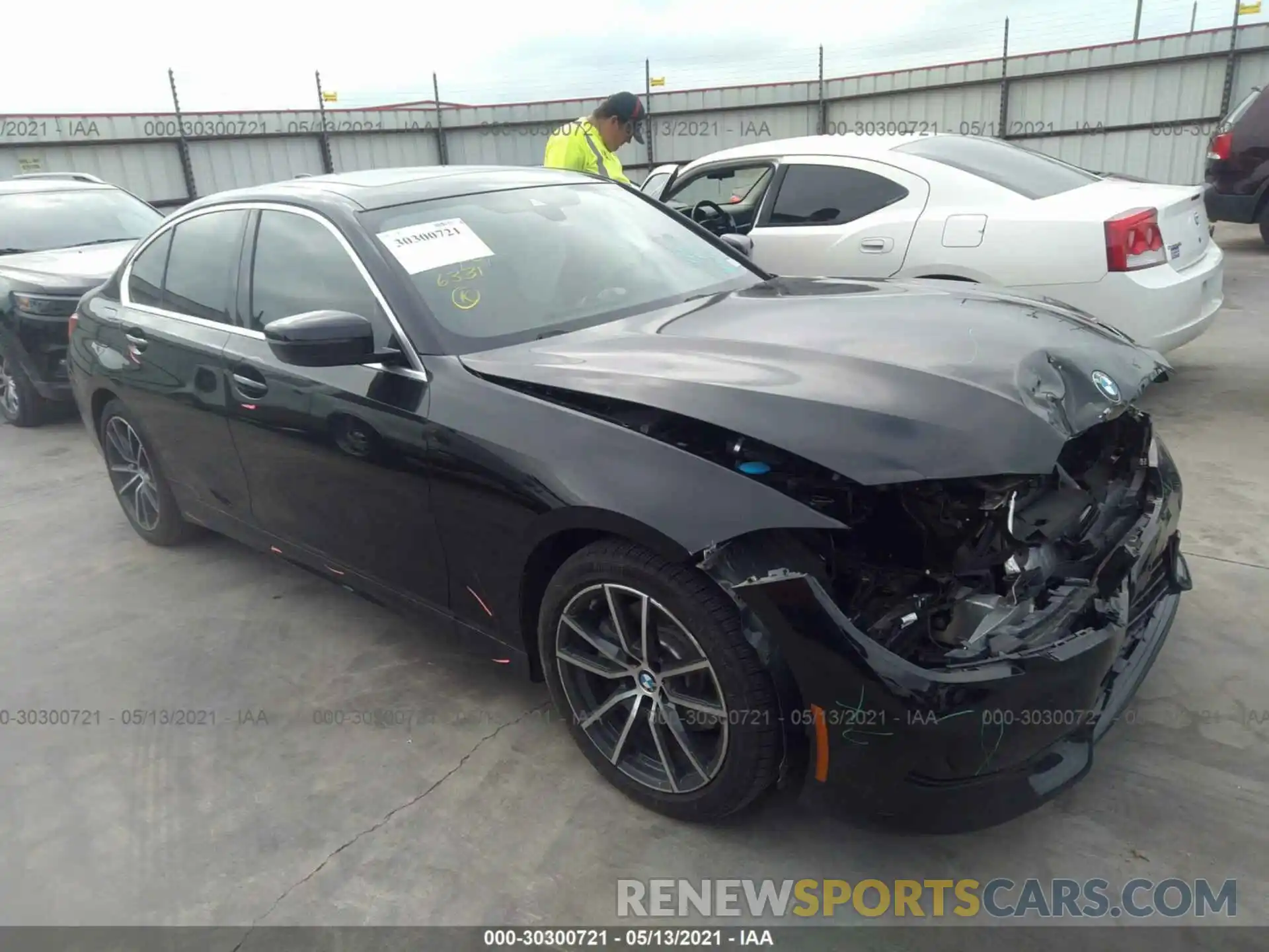 1 Photograph of a damaged car 3MW5R1J52K8A04133 BMW 3 SERIES 2019