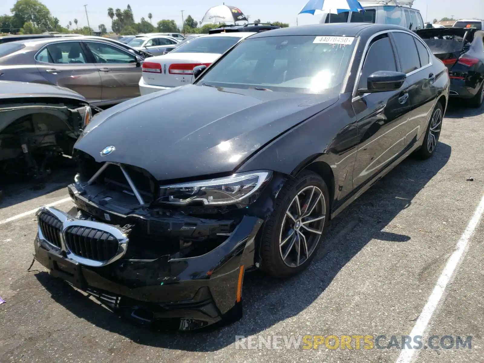 2 Photograph of a damaged car 3MW5R1J52K8B01672 BMW 3 SERIES 2019