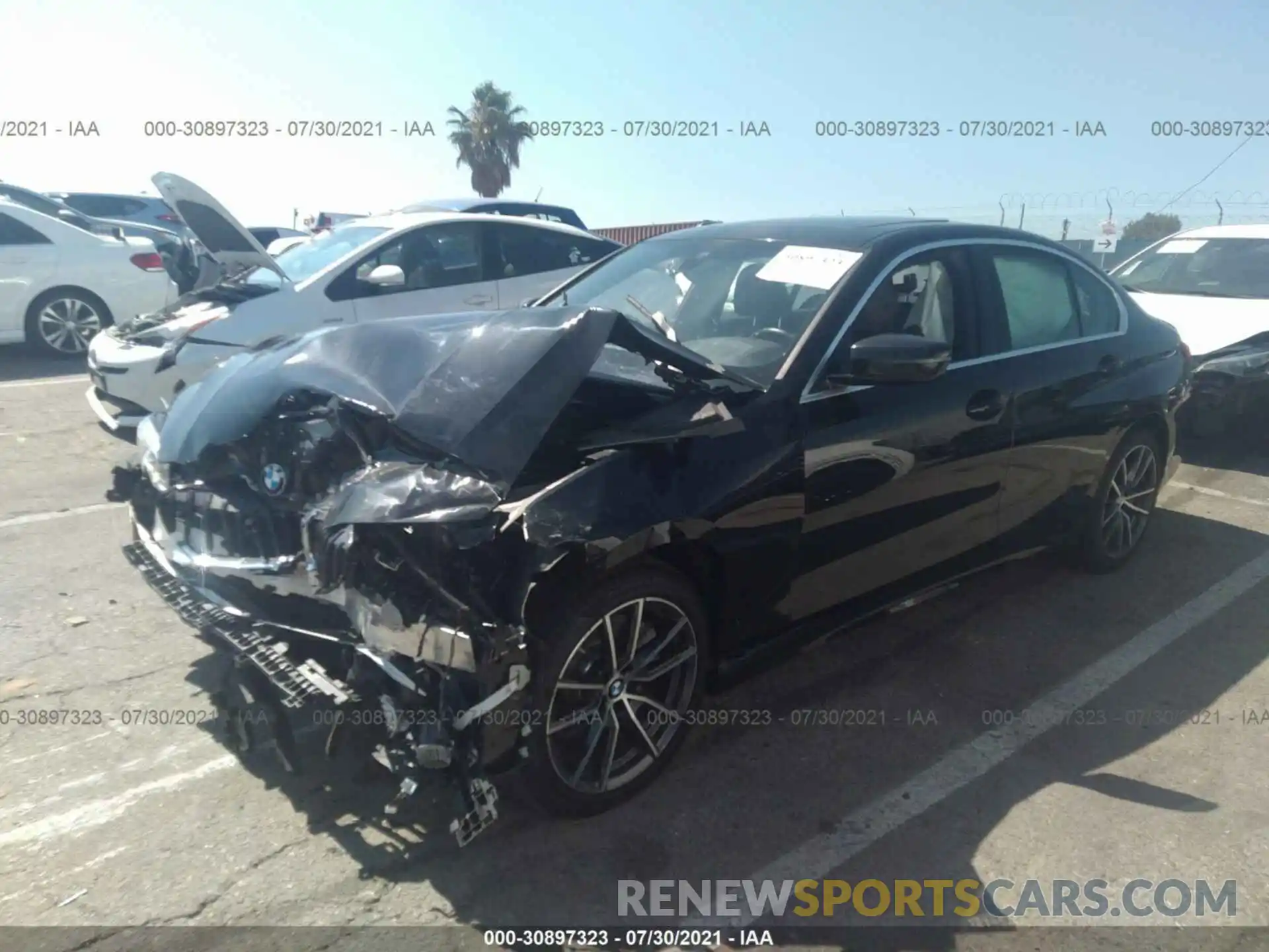 2 Photograph of a damaged car 3MW5R1J53K8A04156 BMW 3 SERIES 2019