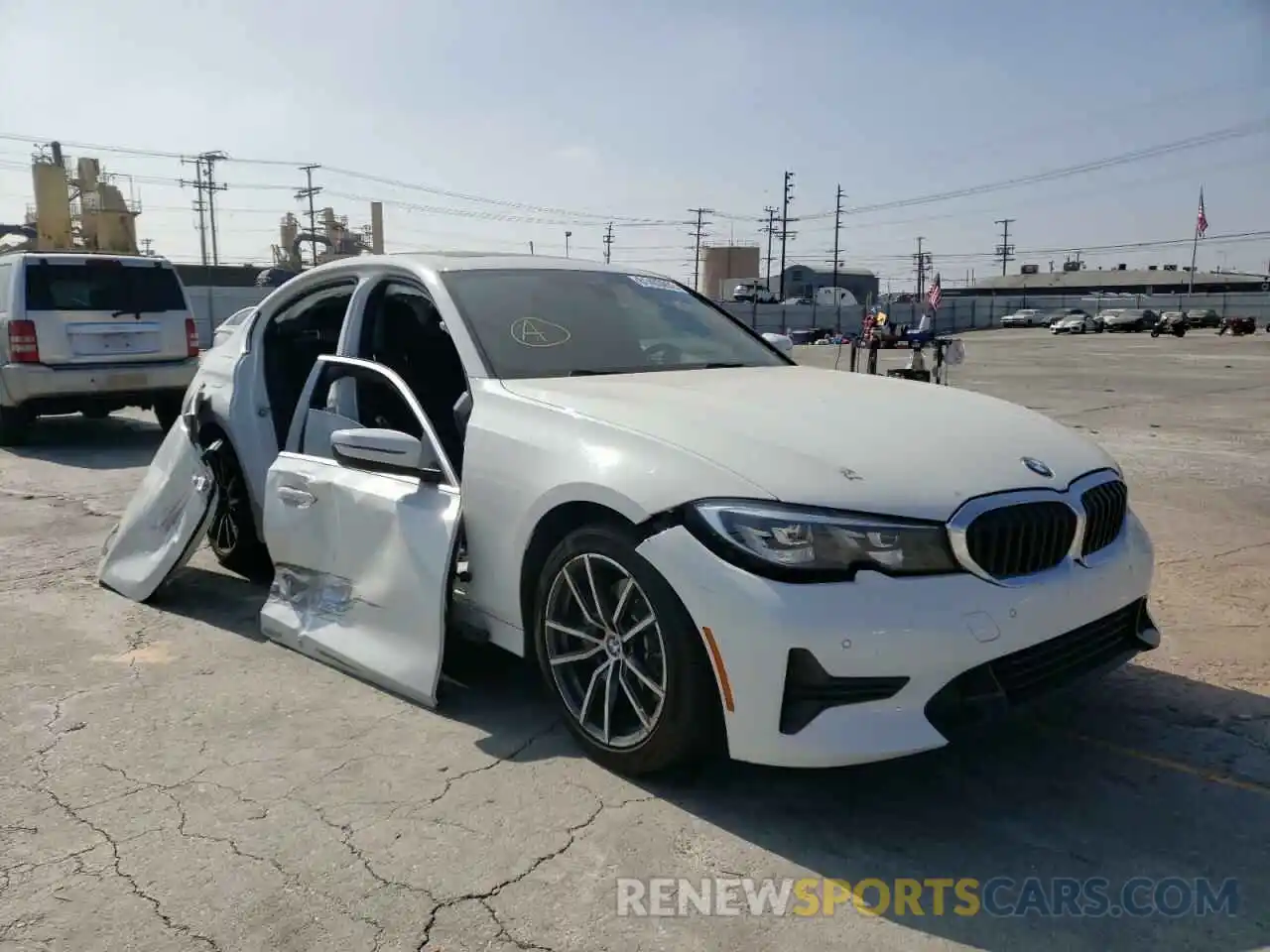 1 Фотография поврежденного автомобиля 3MW5R1J53K8A04173 BMW 3 SERIES 2019