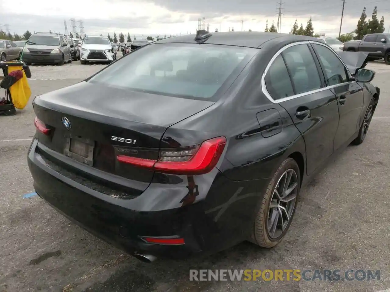 4 Фотография поврежденного автомобиля 3MW5R1J53K8A05520 BMW 3 SERIES 2019