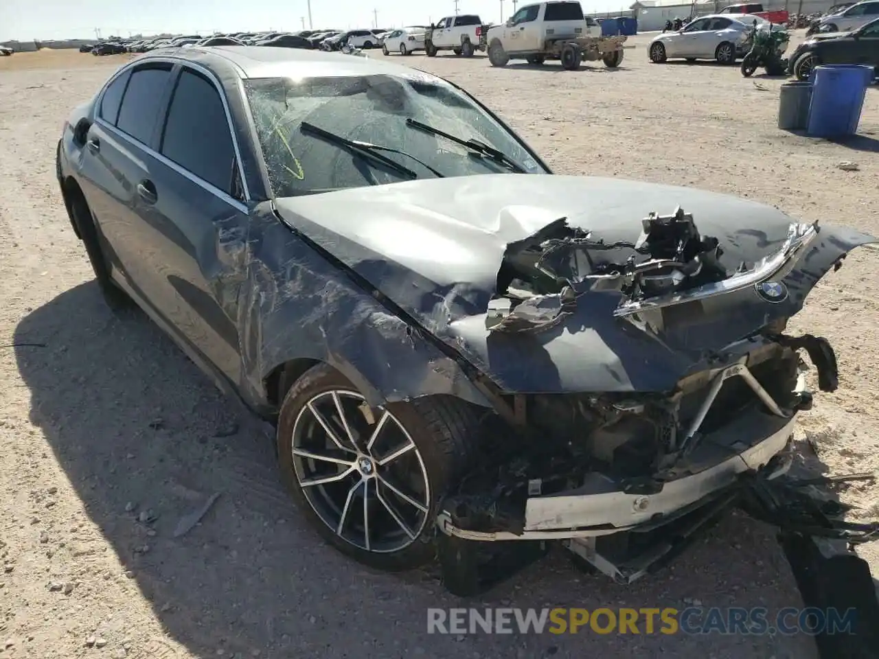 1 Photograph of a damaged car 3MW5R1J53K8B00644 BMW 3 SERIES 2019