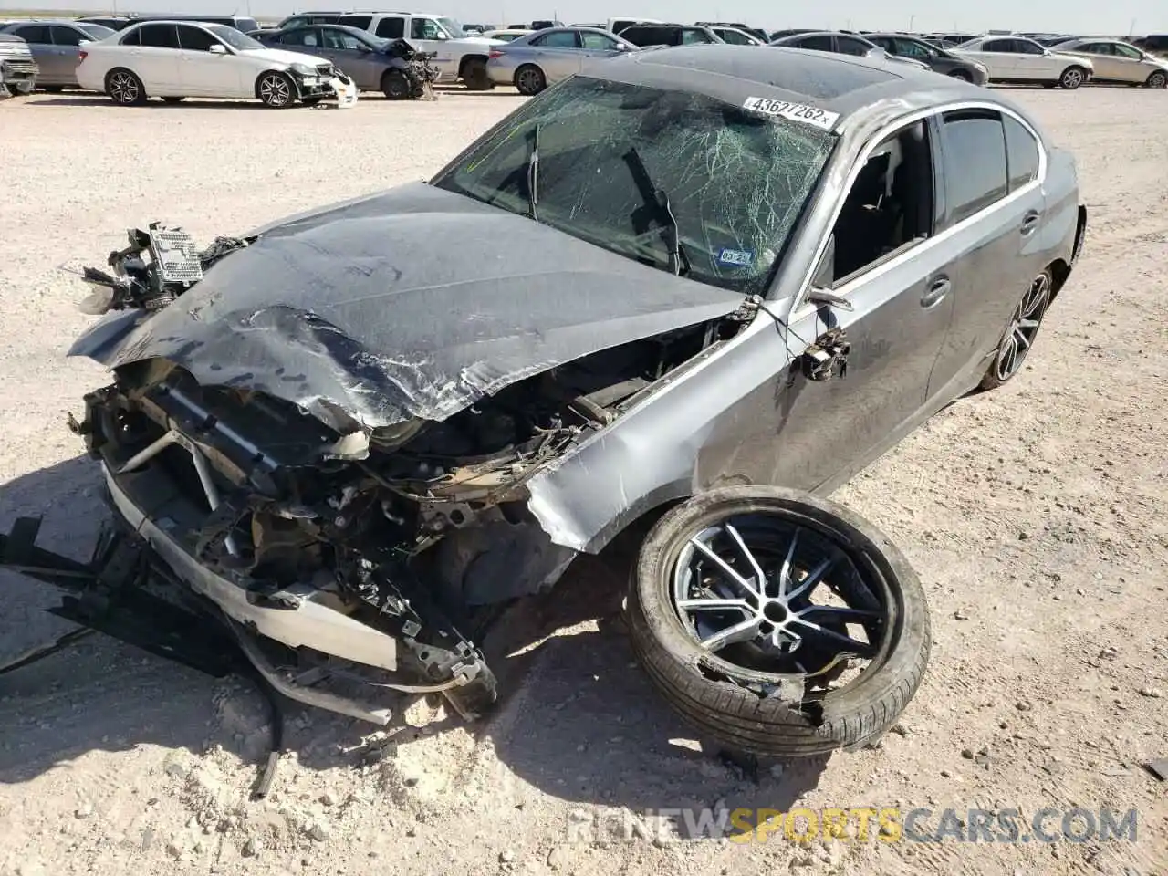 2 Photograph of a damaged car 3MW5R1J53K8B00644 BMW 3 SERIES 2019