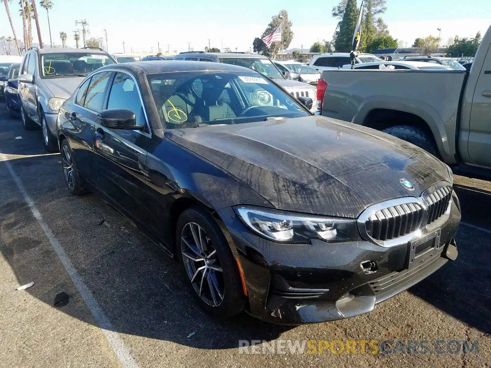 1 Photograph of a damaged car 3MW5R1J53K8B00708 BMW 3 SERIES 2019