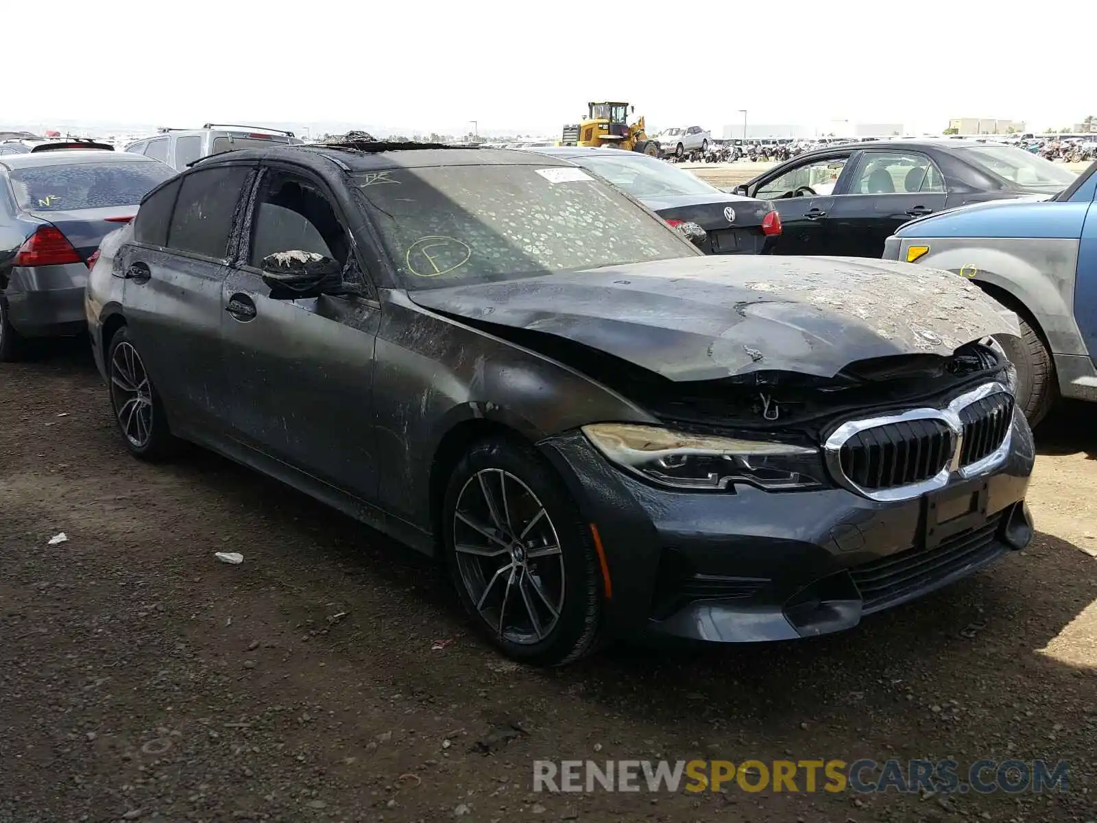 1 Photograph of a damaged car 3MW5R1J53K8B01244 BMW 3 SERIES 2019