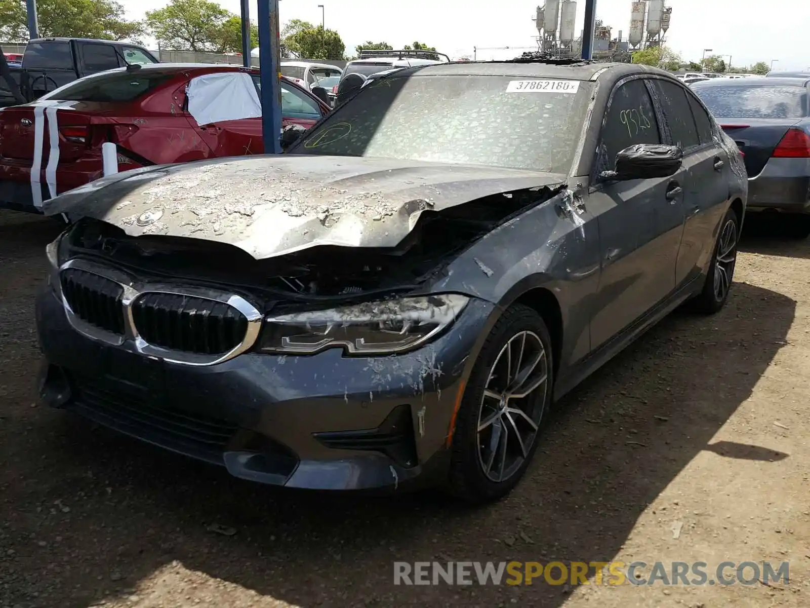 2 Photograph of a damaged car 3MW5R1J53K8B01244 BMW 3 SERIES 2019