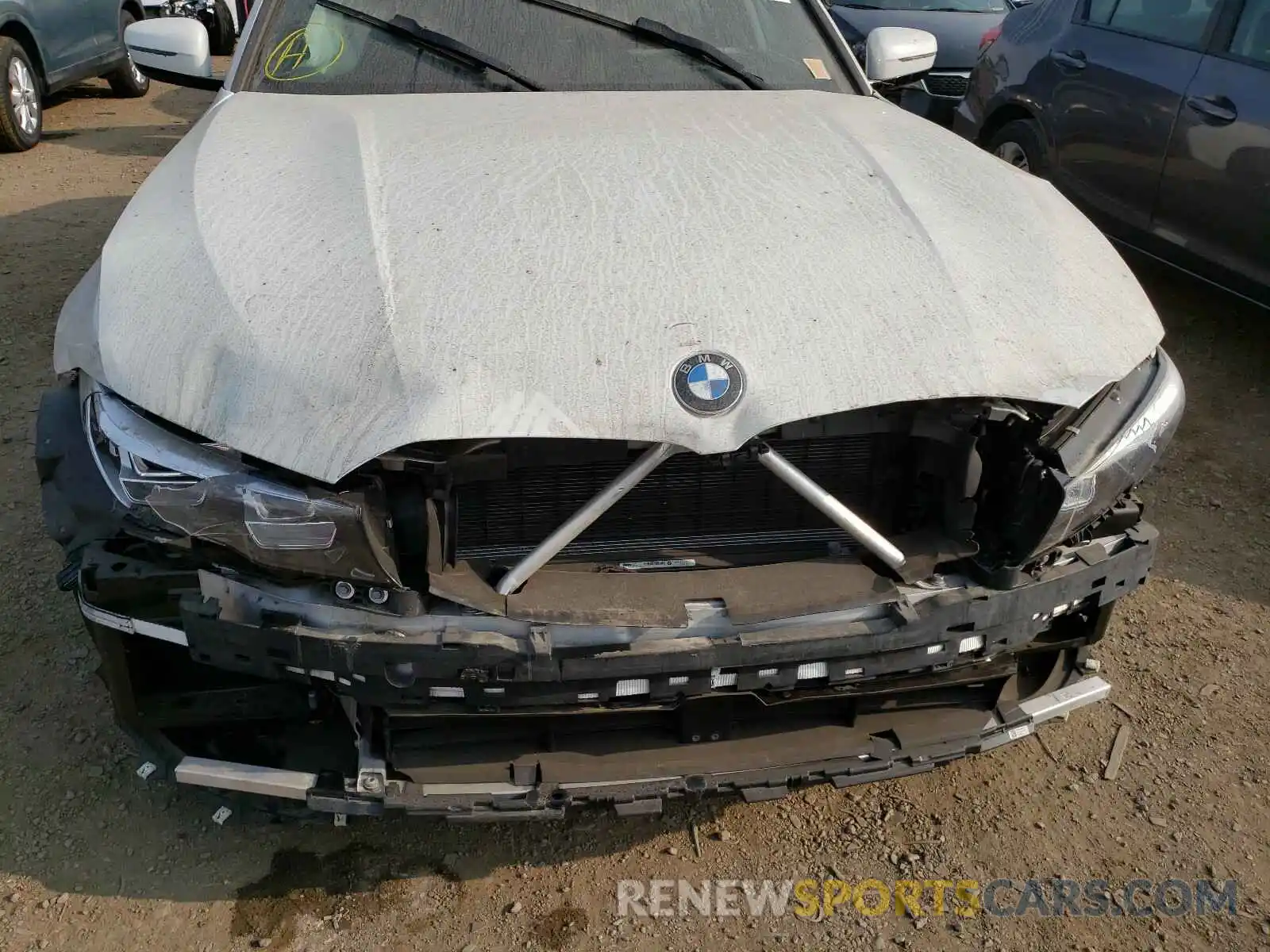 9 Фотография поврежденного автомобиля 3MW5R1J53K8B01843 BMW 3 SERIES 2019