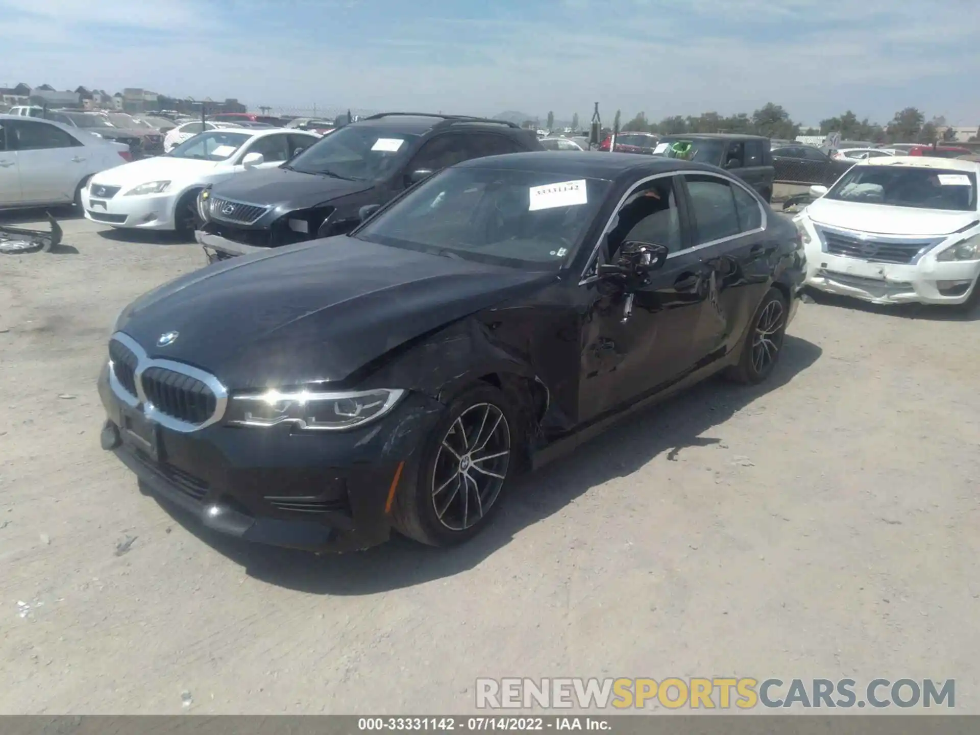 2 Photograph of a damaged car 3MW5R1J54K8A04490 BMW 3 SERIES 2019