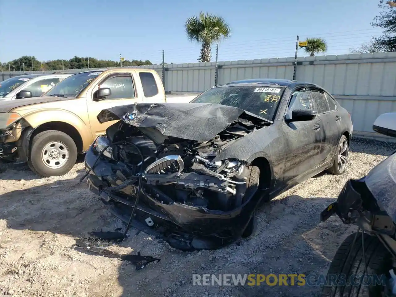 2 Photograph of a damaged car 3MW5R1J55K8A03803 BMW 3 SERIES 2019