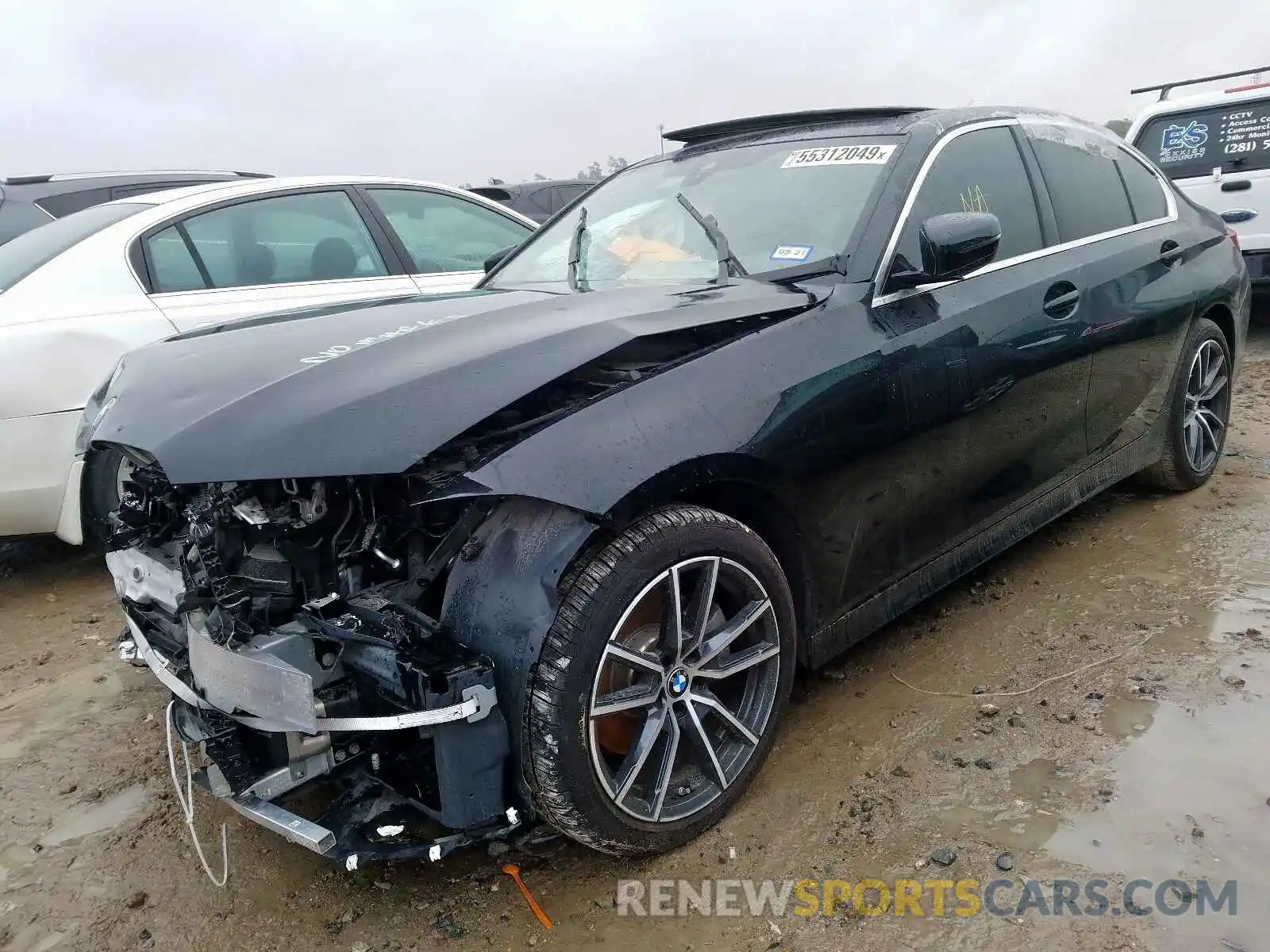 2 Photograph of a damaged car 3MW5R1J55K8A04076 BMW 3 SERIES 2019