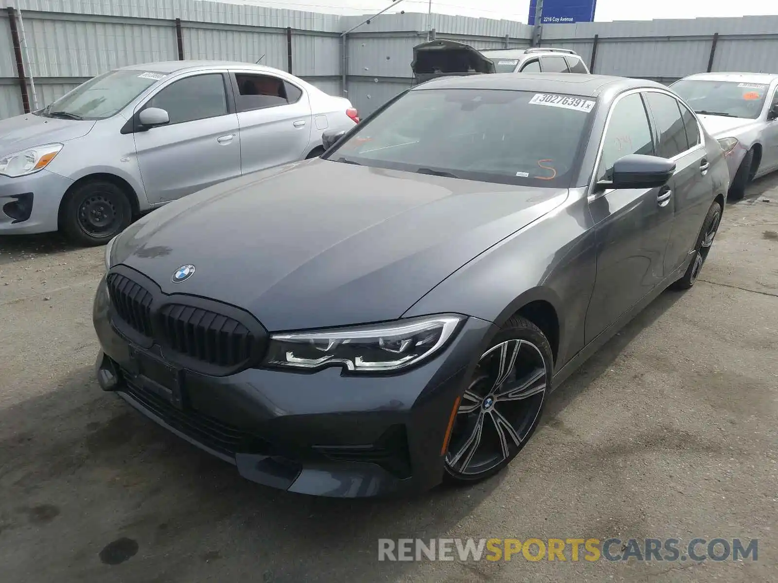 2 Фотография поврежденного автомобиля 3MW5R1J55K8A04479 BMW 3 SERIES 2019