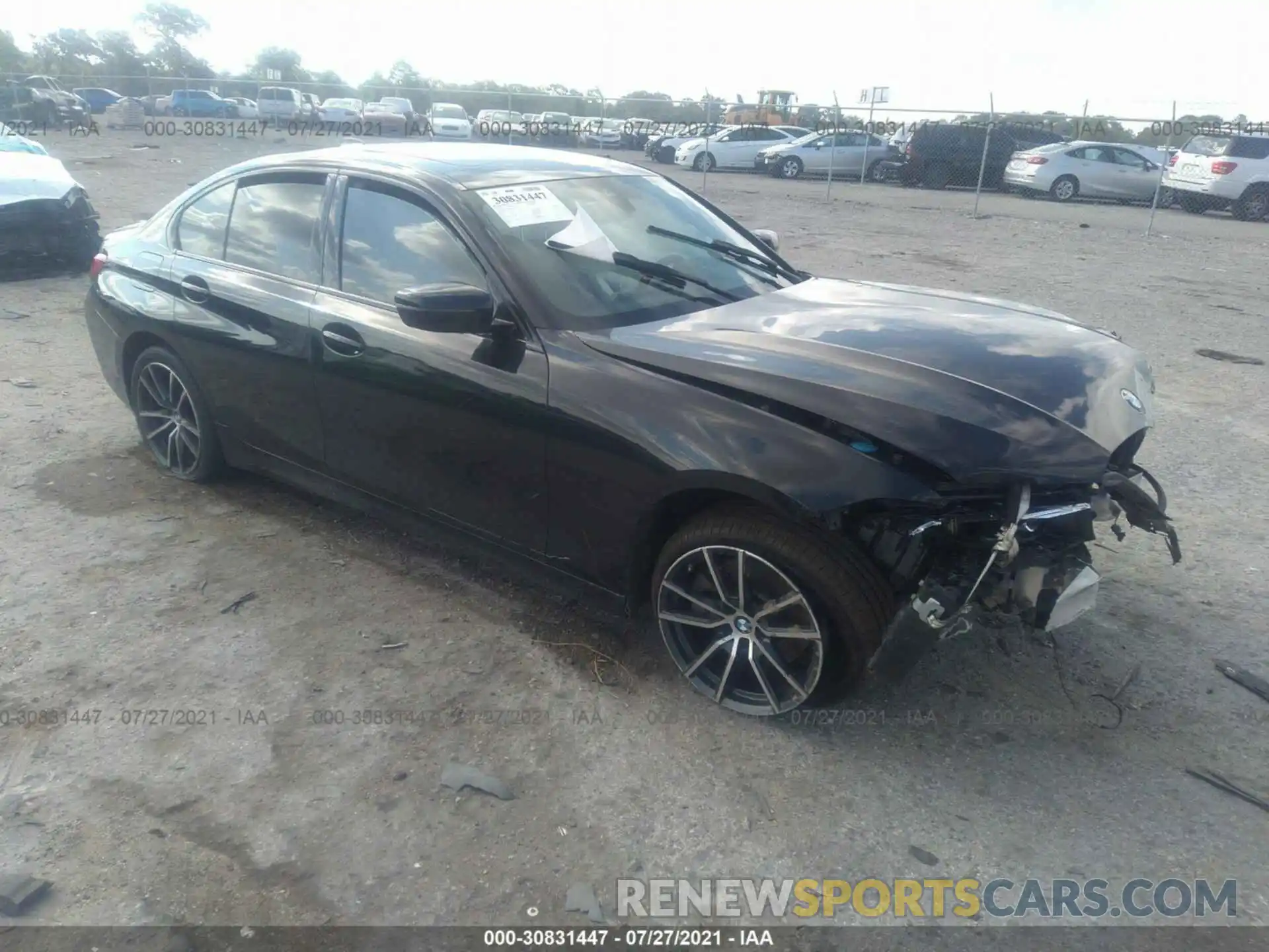 1 Фотография поврежденного автомобиля 3MW5R1J55K8B00726 BMW 3 SERIES 2019